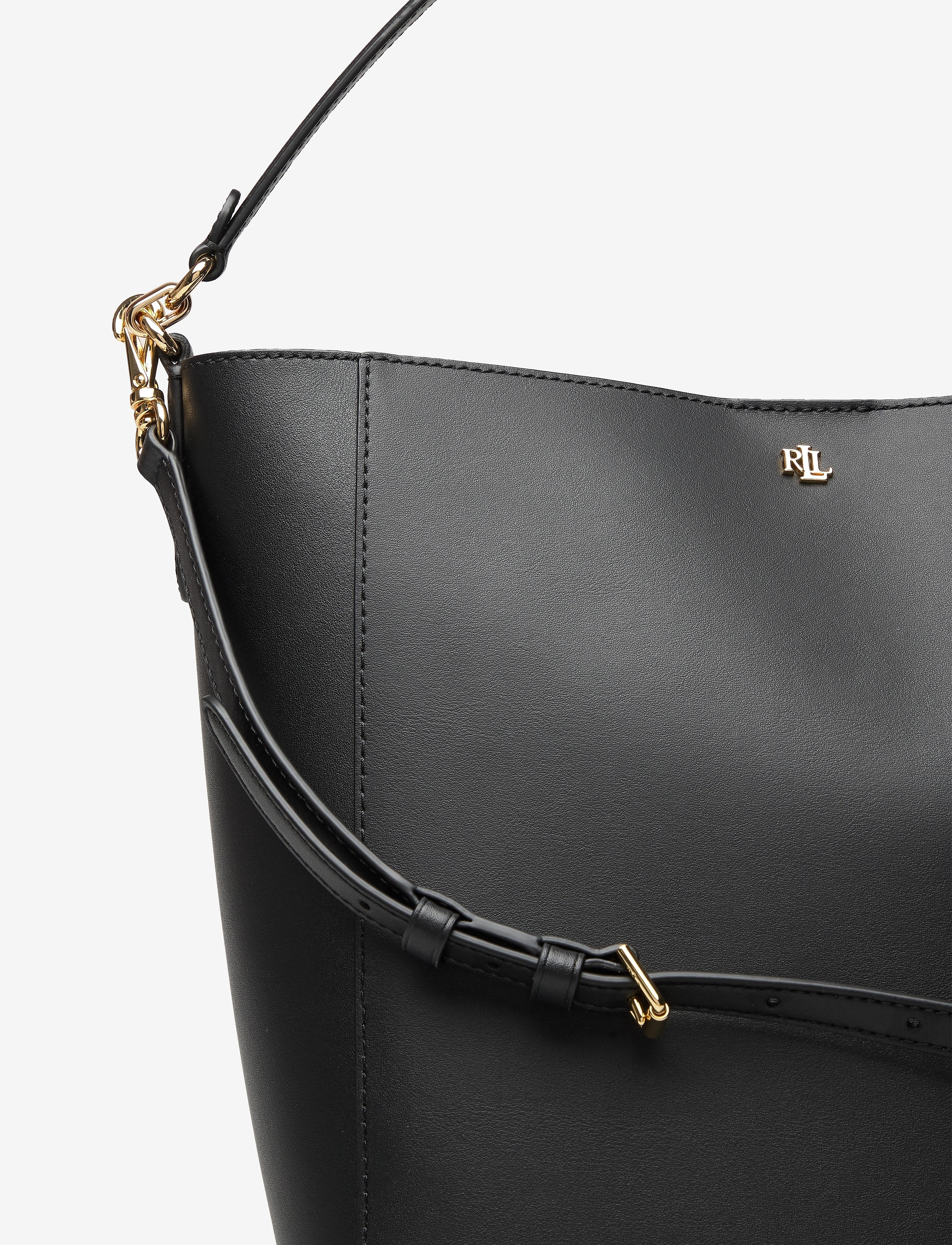 Lauren Ralph Lauren - Medium Adley Shoulder Bag - black - 3