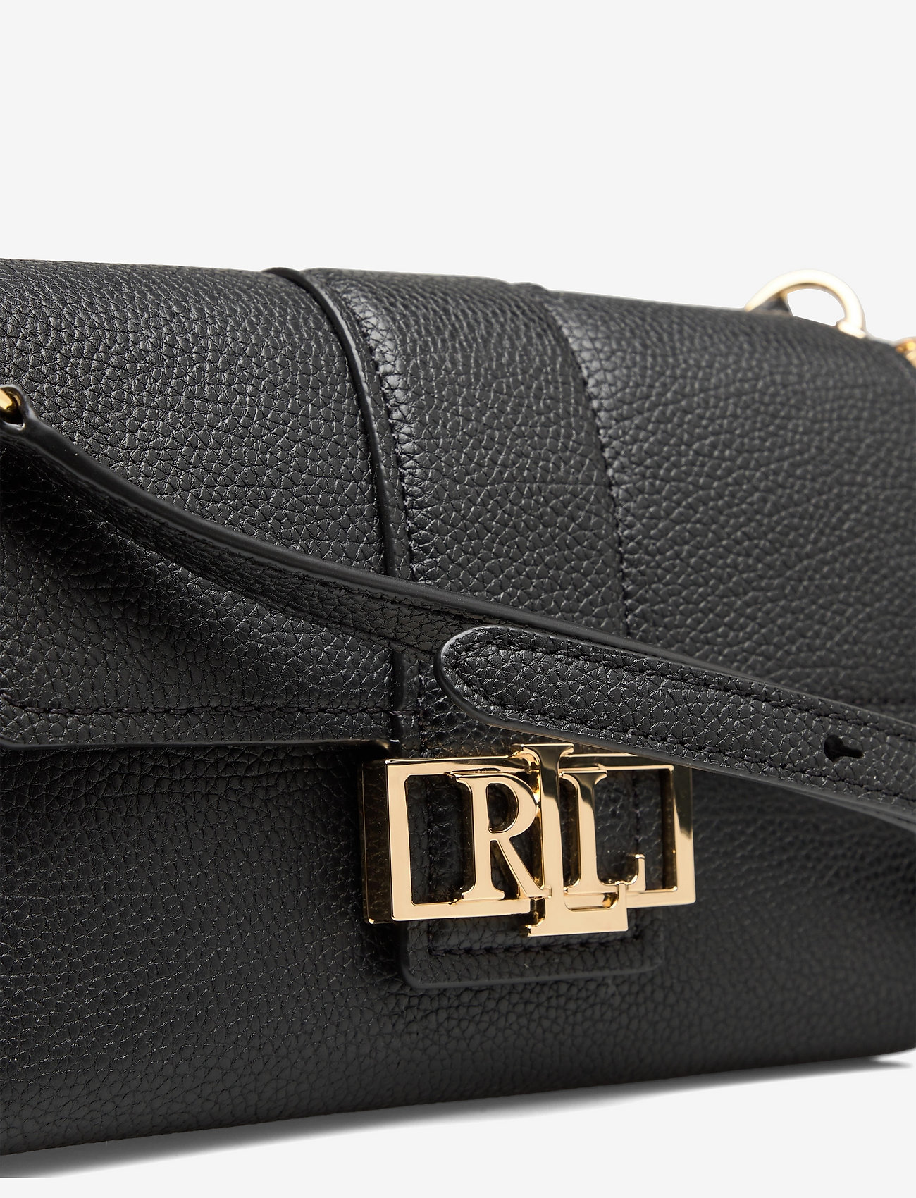 Lauren Ralph Lauren - Leather Spencer Shoulder Bag - black - 3