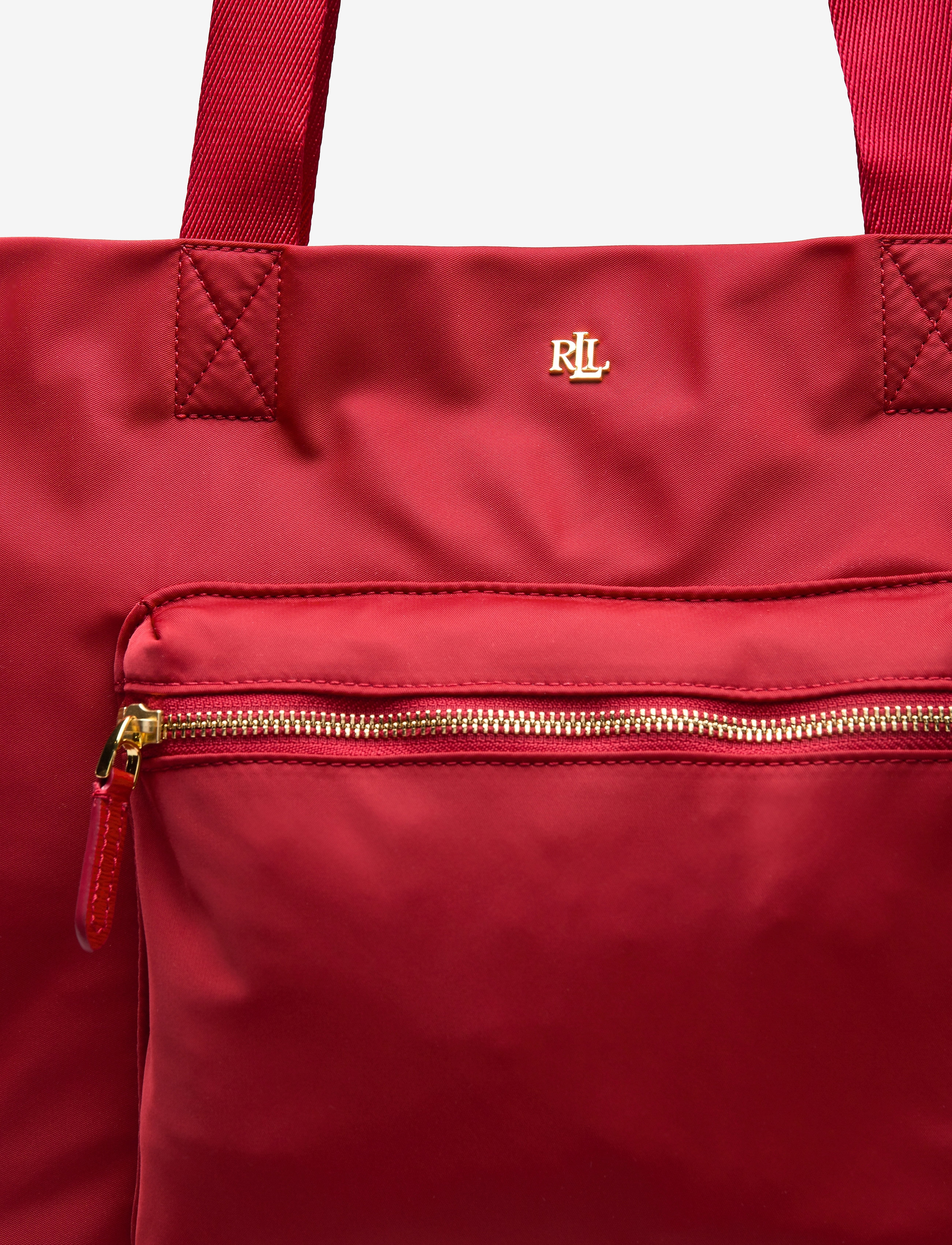 Lauren Ralph Lauren - Nylon Medium Canton Tote - rl 2000 red - 3