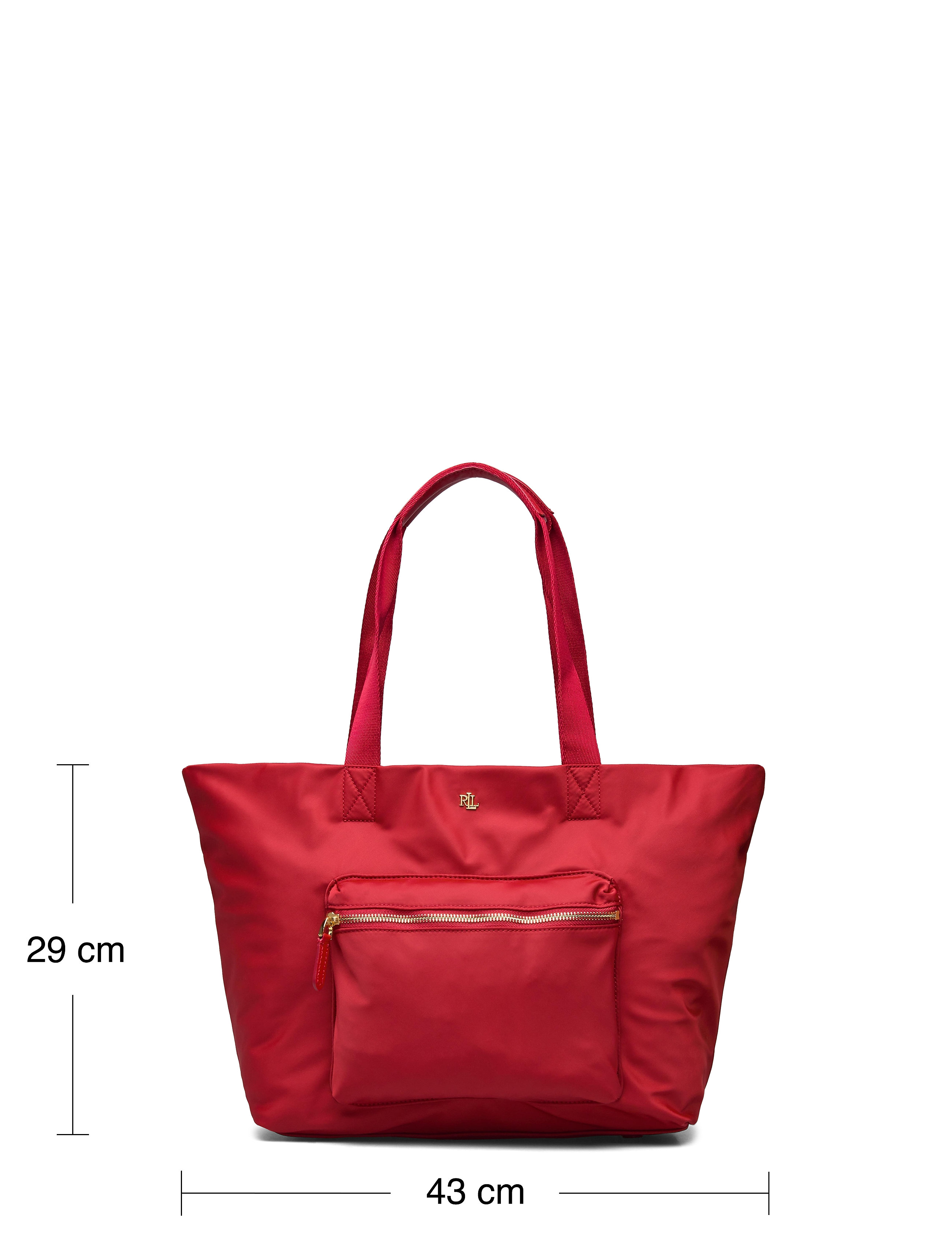 Lauren Ralph Lauren - Nylon Medium Canton Tote - rl 2000 red - 5