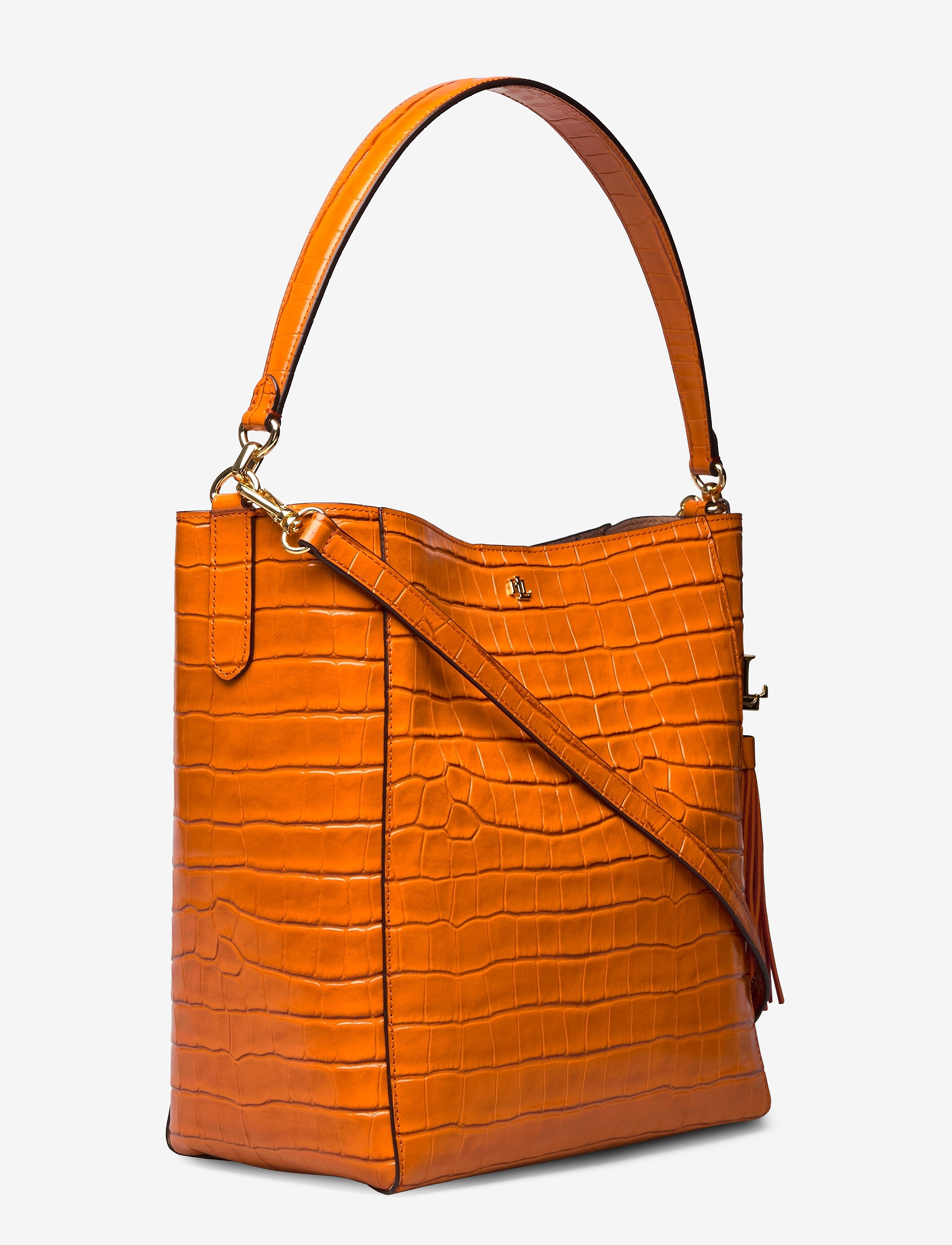 Lauren Ralph Lauren - Medium Adley Shoulder Bag - persimmon - 2