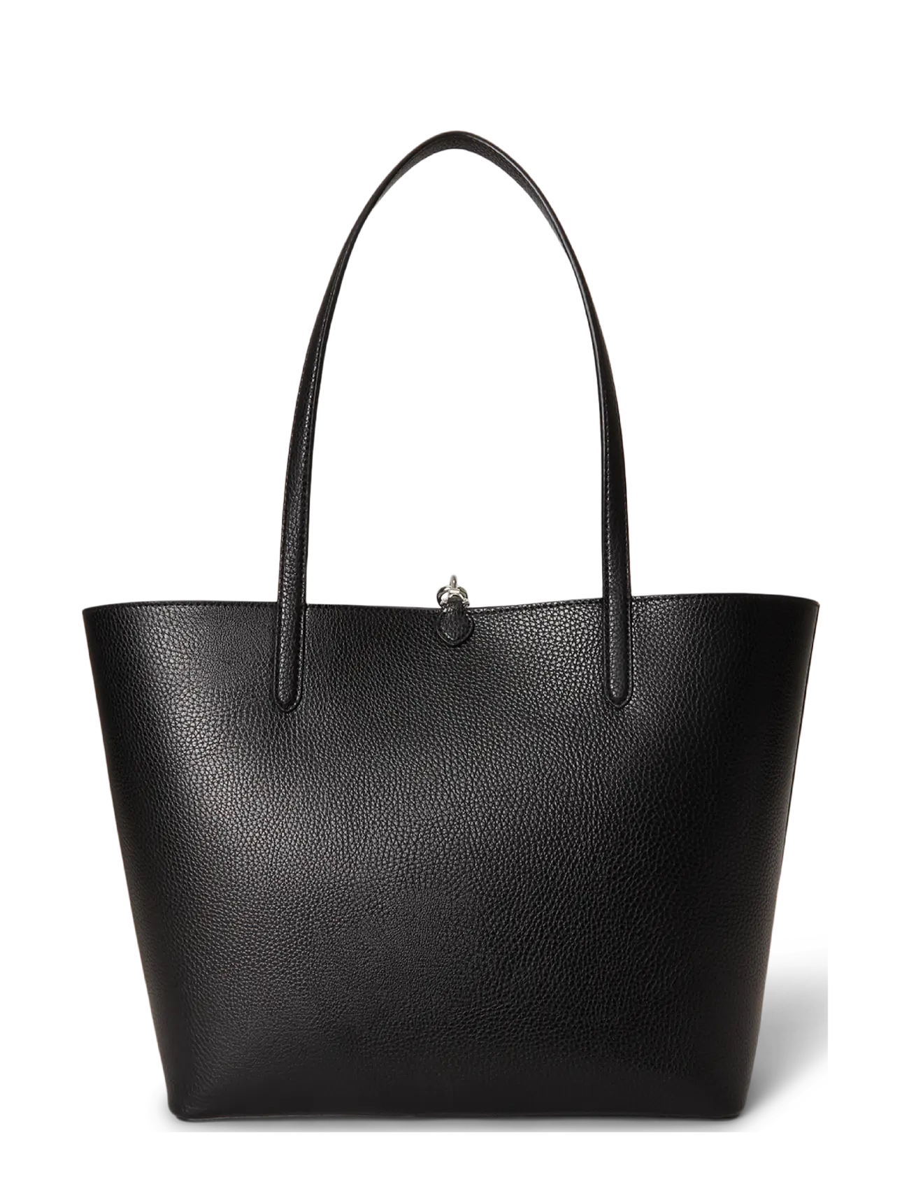 Lauren Ralph Lauren - Faux-Leather Large Reversible Tote Bag - kandekotid - black/black watch - 1