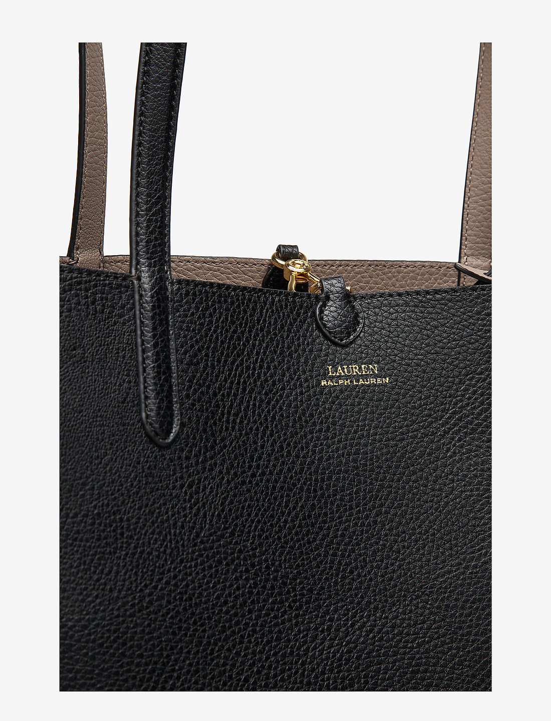 Reversible faux 2025 leather tote bag