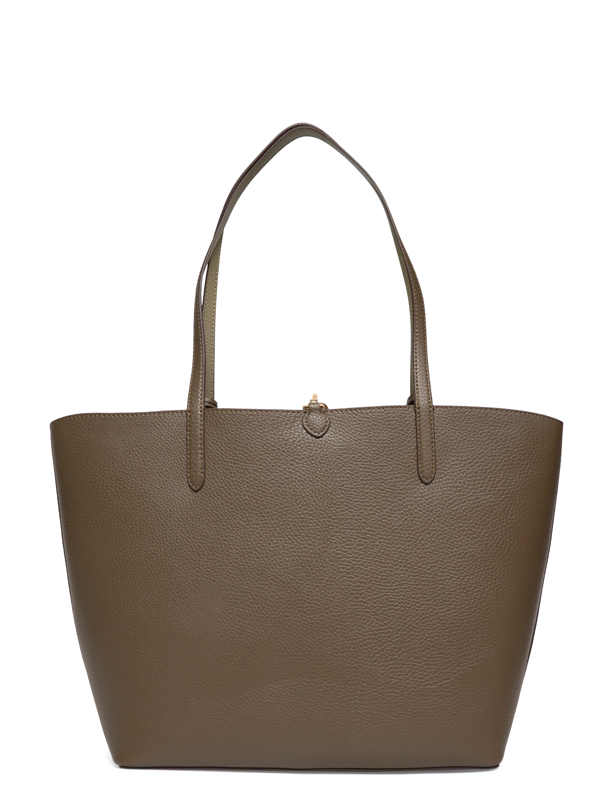 Lauren Ralph Lauren - Faux-Leather Large Reversible Tote Bag - shoppere - botanic green/sag - 1