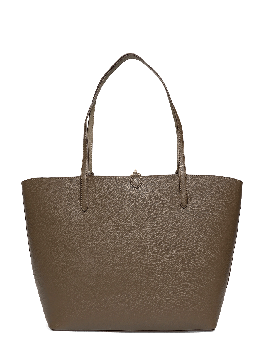 Lauren Ralph Lauren - Faux-Leather Medium Reversible Tote Bag - tote bags - botanic green/sag - 1