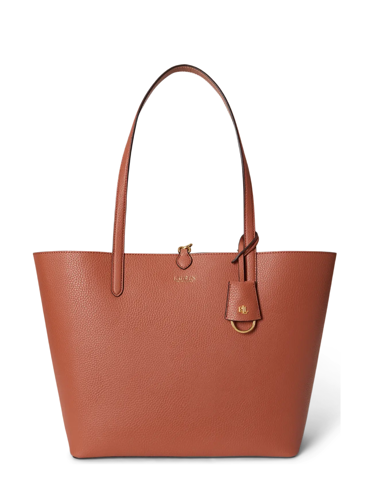 Lauren Ralph Faux-Leather Medium Reversible Tote Bag, One Size, Bags, Braun - Shoppers, Frauen