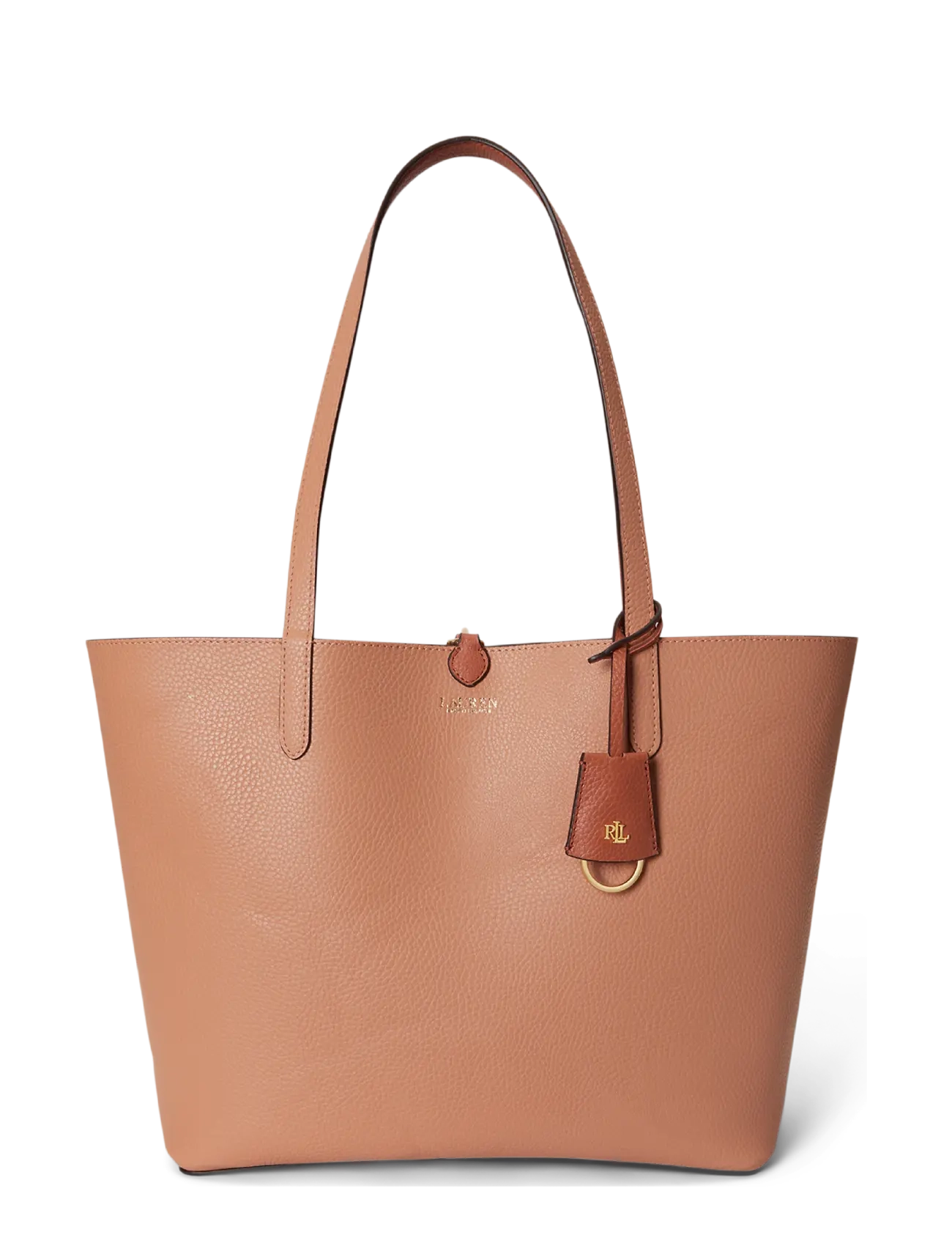 Lauren Ralph Lauren - Faux-Leather Large Reversible Tote Bag - shoppere - red terracotta/pi - 3
