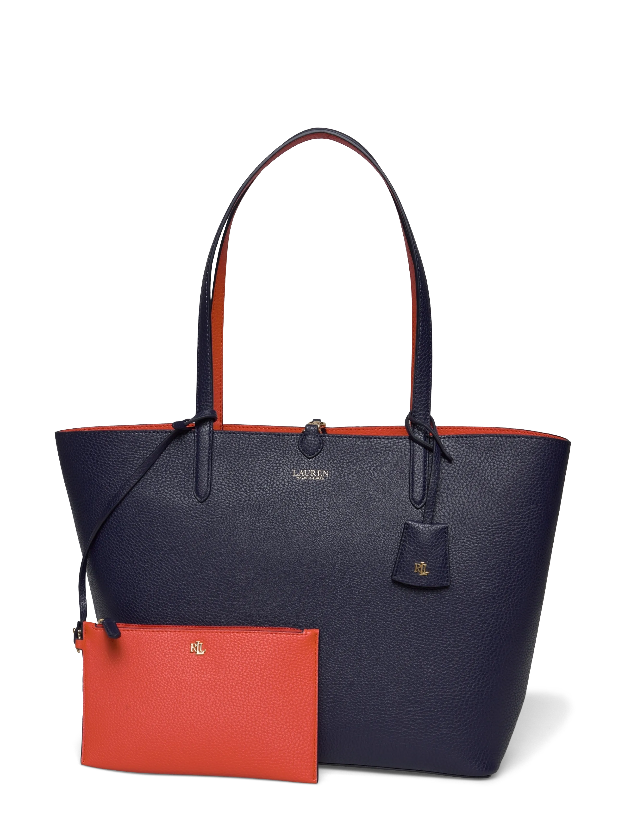 Lauren Ralph Lauren Faux-Leather Large Reversible Tote Bag - Õlakotid - REFINED NAVY/DUSK / navy