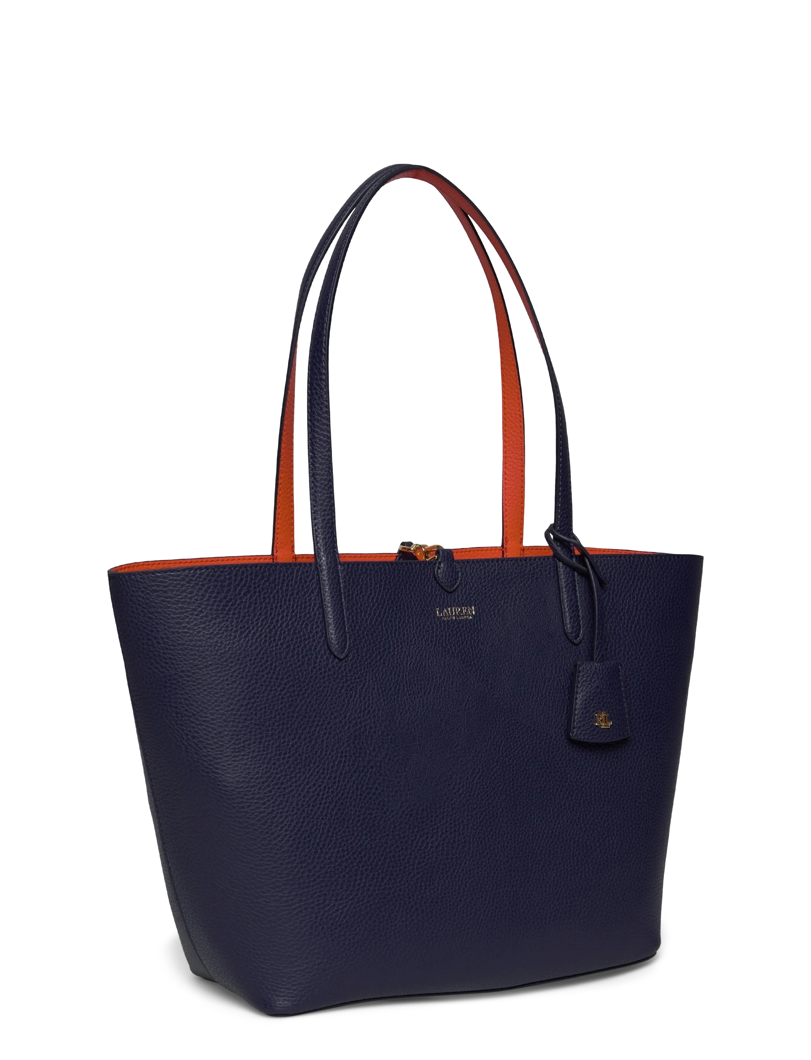 Lauren Ralph Lauren - FAUX PEBBLE GRAIN-RVRSBLE TOTE-TTE- - shopper - refined navy/dusk - 2