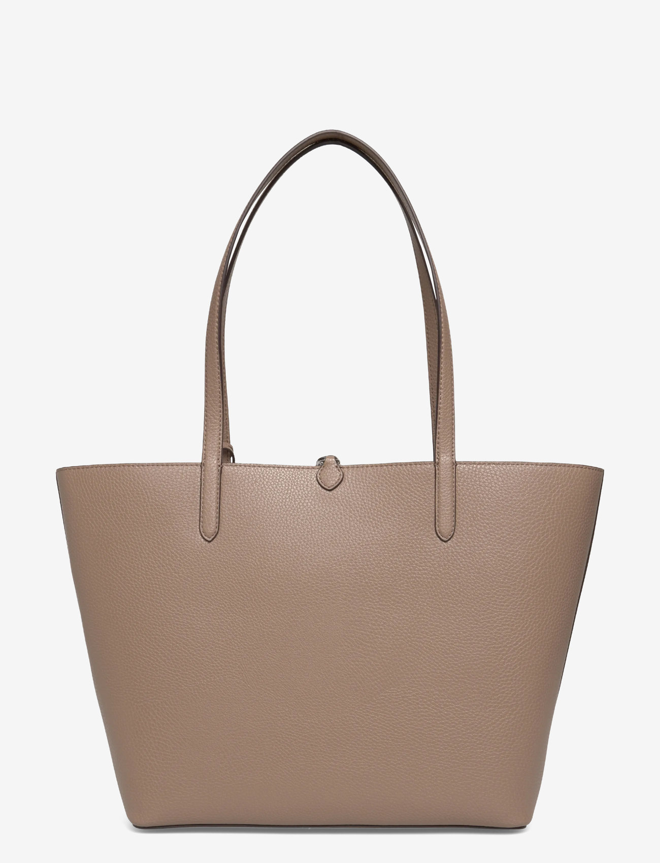 Lauren Ralph Lauren - FAUX PEBBLE GRAIN-RVRSBLE TOTE-TTE- - shoppingväskor - rider geo/taupe b - 1