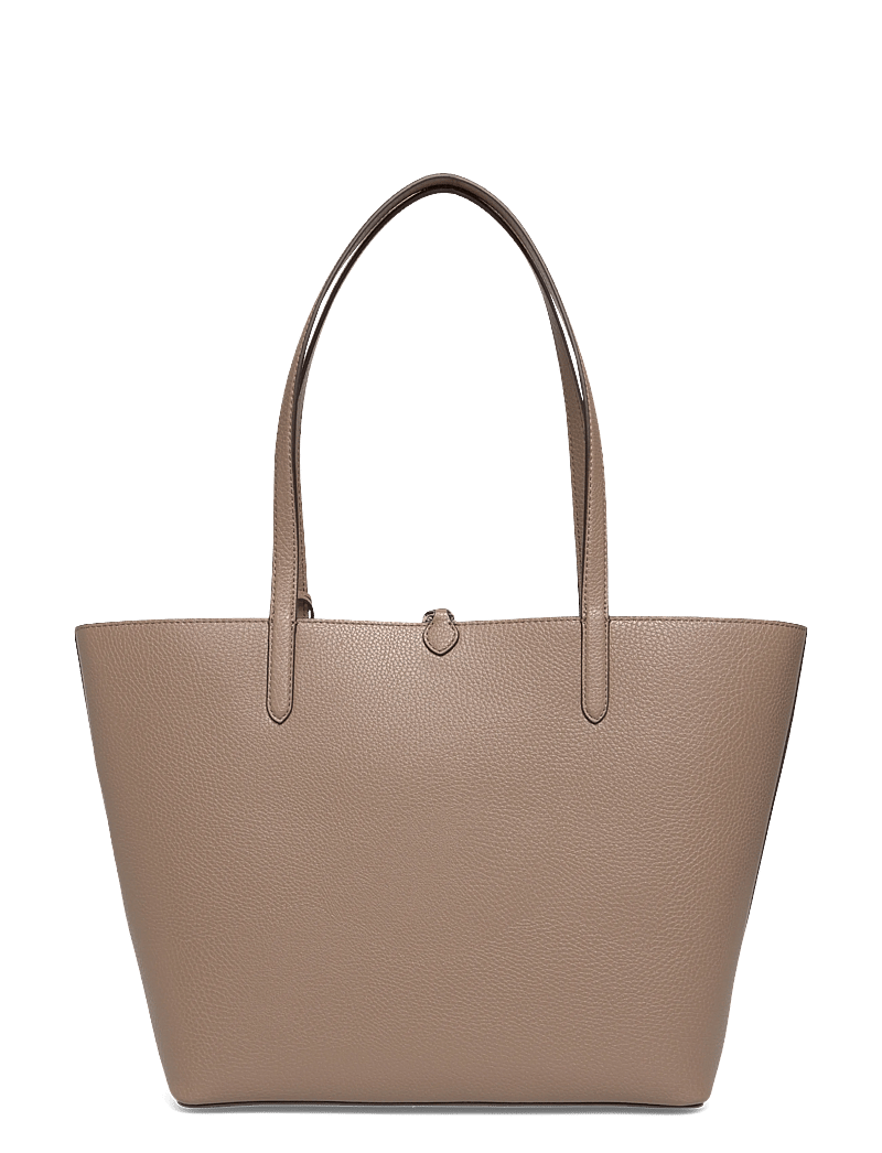 Lauren Ralph Lauren - FAUX PEBBLE GRAIN-RVRSBLE TOTE-TTE- - shoppingväskor - rider geo/taupe b - 1