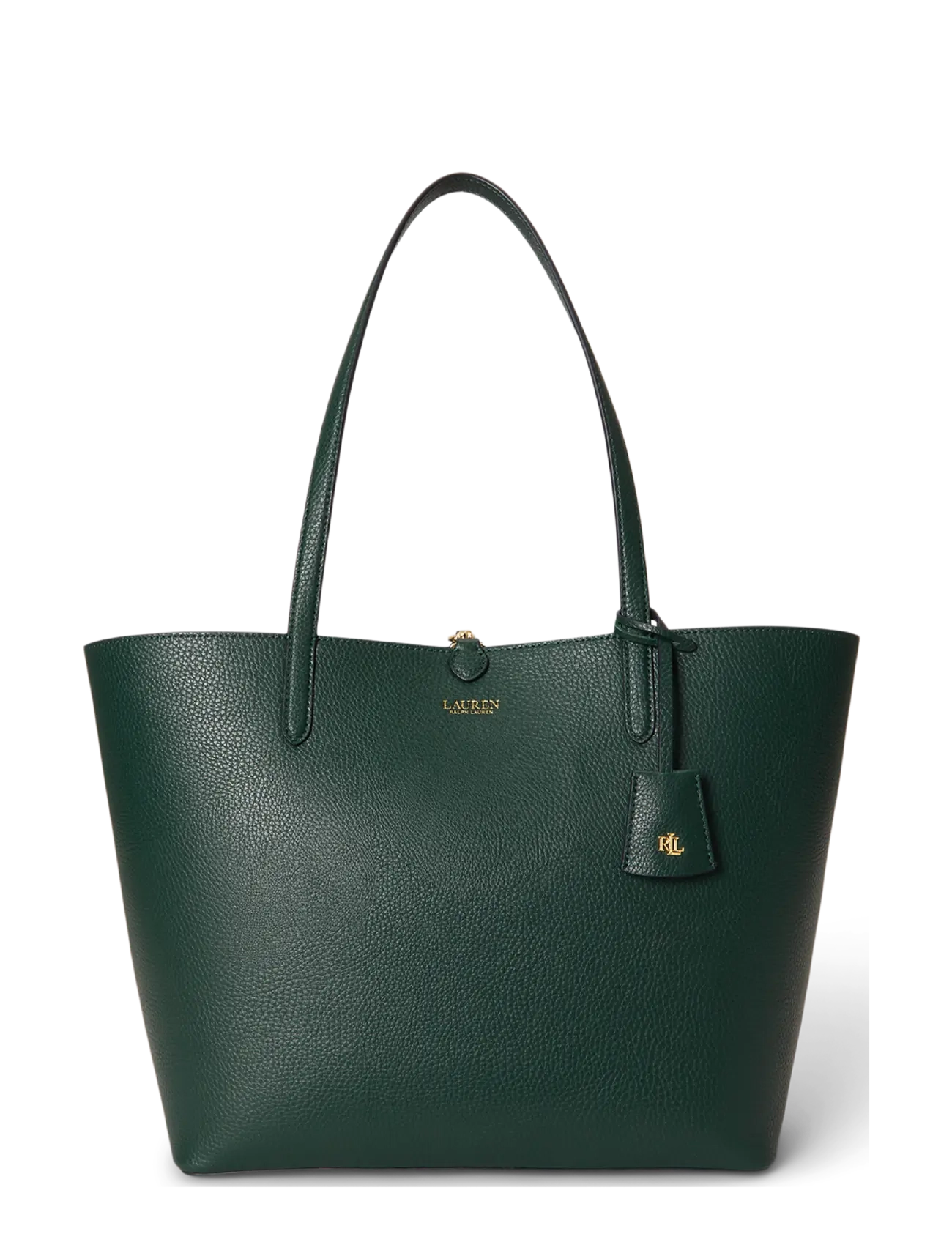 Lauren Ralph Faux-Leather Medium Reversible Tote Bag, One Size, Bags, Grün - Shoppers, Frauen