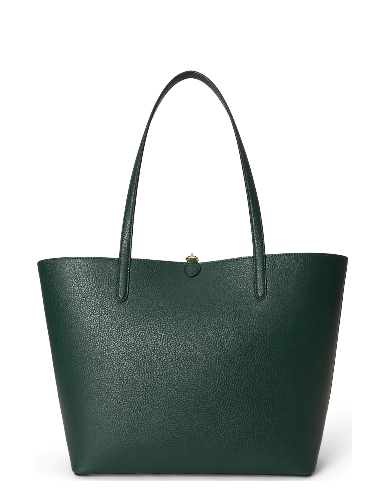 Lauren Ralph Lauren - Faux-Leather Medium Reversible Tote Bag - shoppers - season grn/urbn b - 1