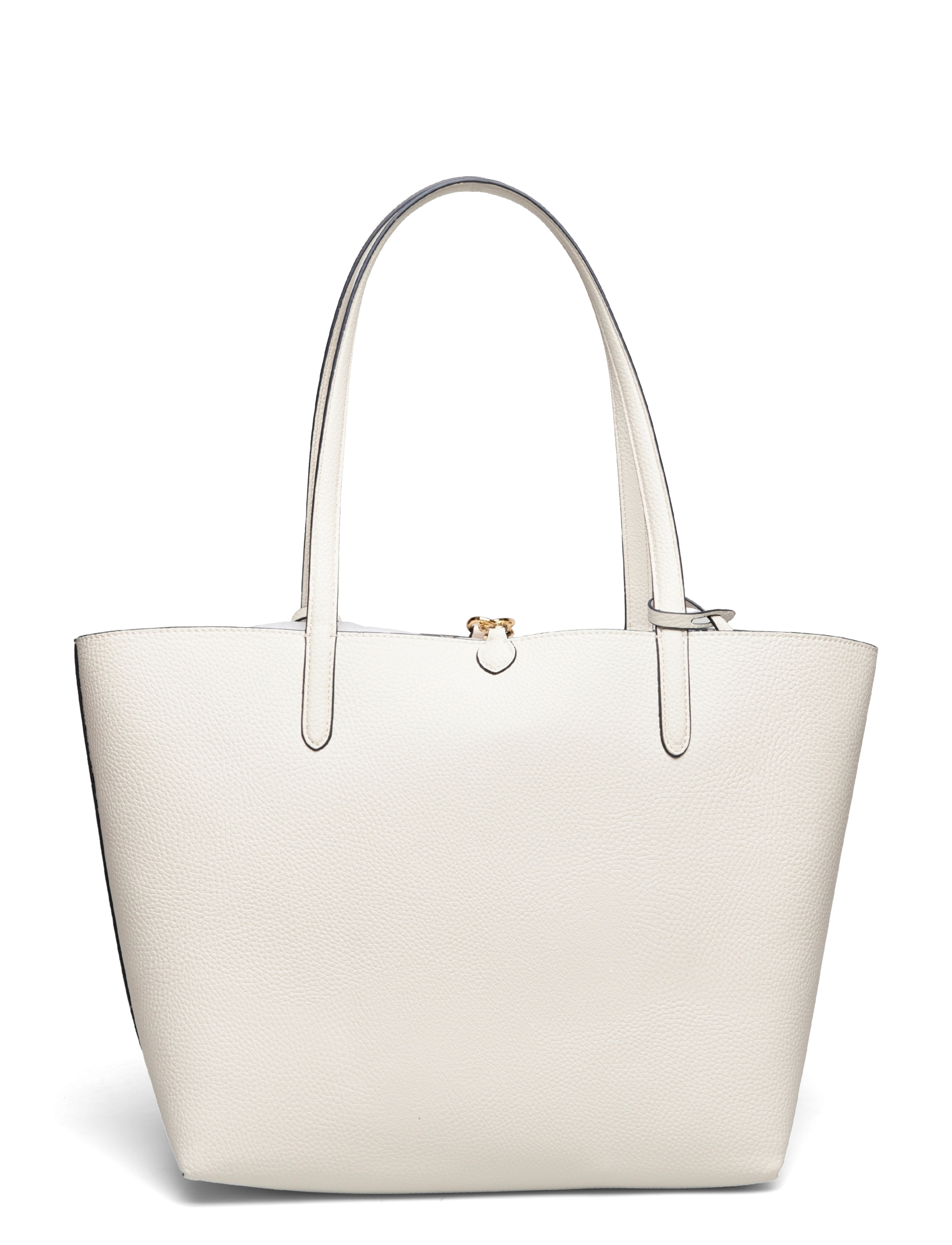 Lauren Ralph Lauren - Faux-Leather Large Reversible Tote Bag - vanilla/breeze fl - 1