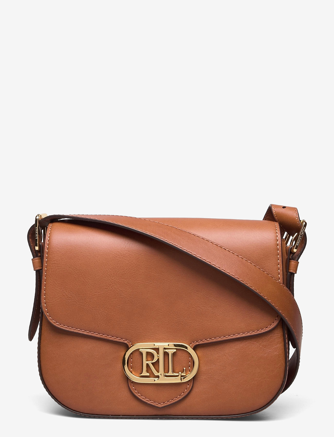 Lauren Ralph Lauren - Leather Medium Addie Crossbody - lauren tan - 0