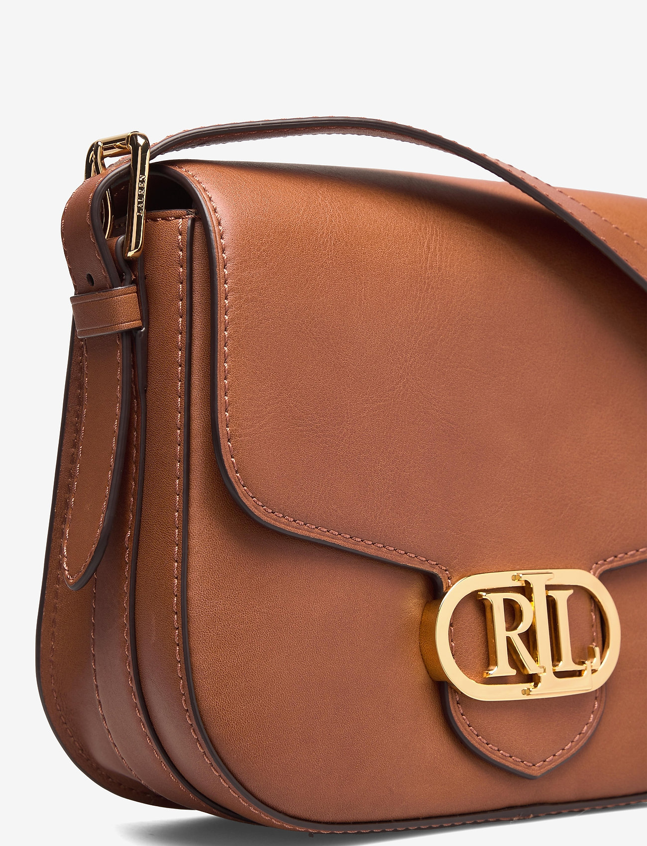 Lauren Ralph Lauren - Leather Medium Addie Crossbody - lauren tan - 3