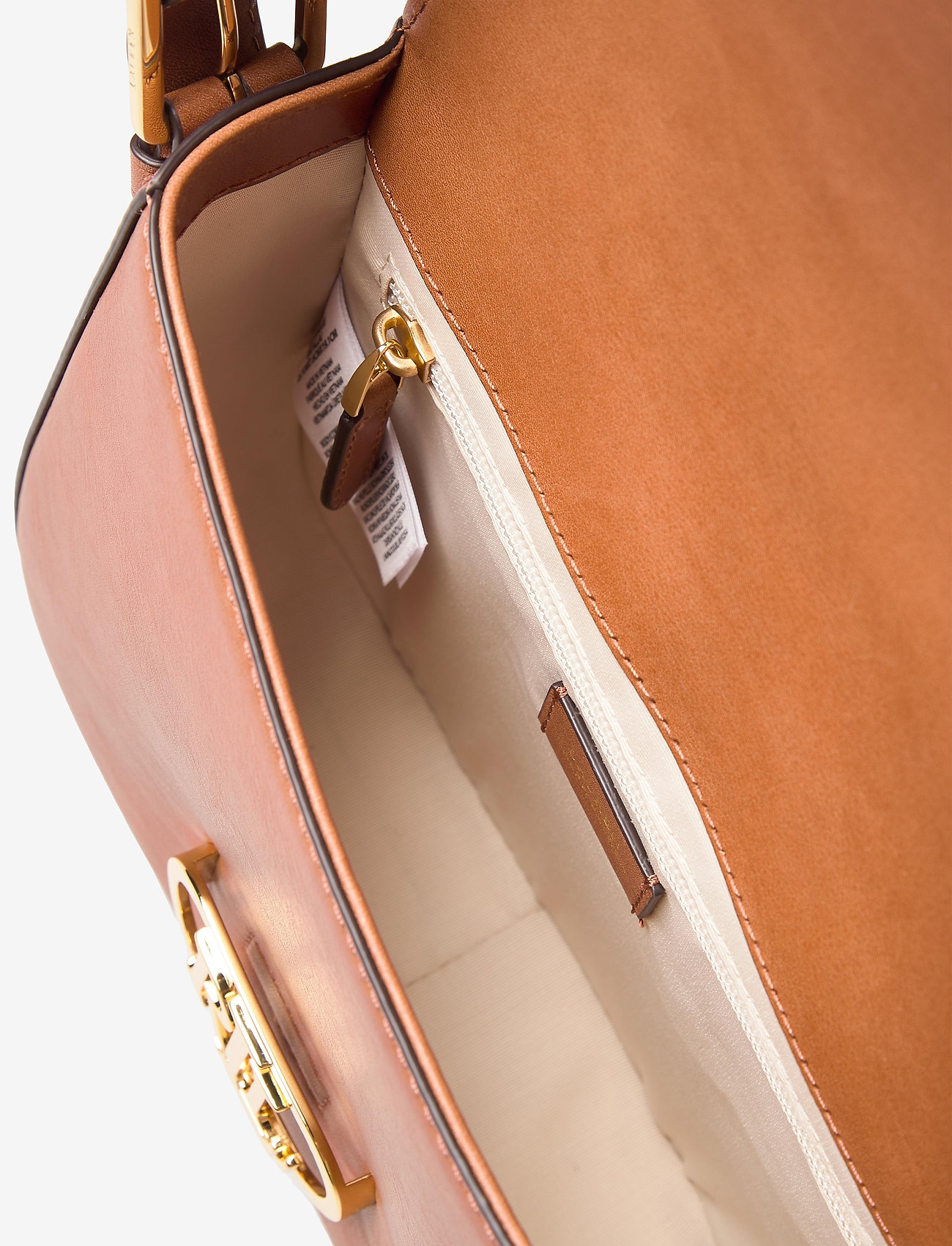 Lauren Ralph Lauren - Leather Medium Addie Crossbody - lauren tan - 4