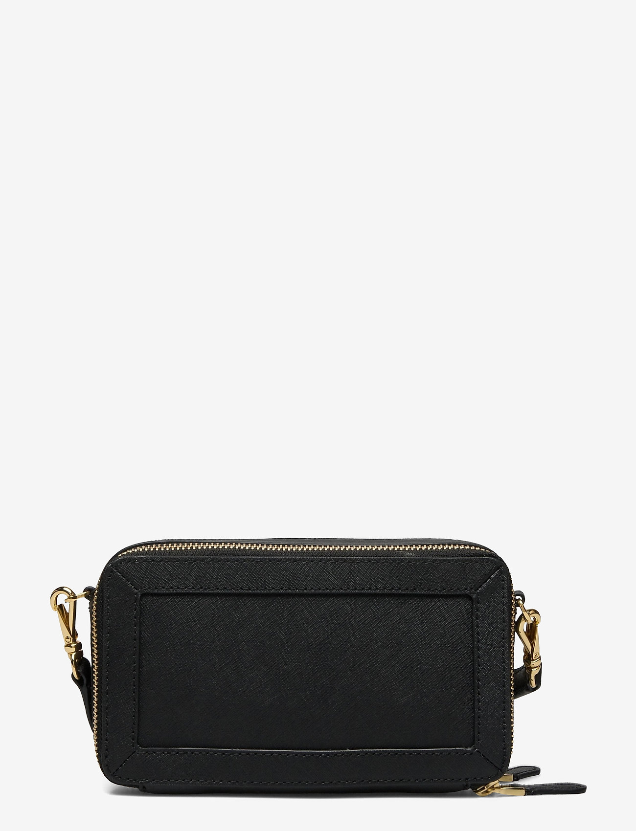 Lauren Ralph Lauren - Crosshatch Leather Danna Crossbody - black - 1