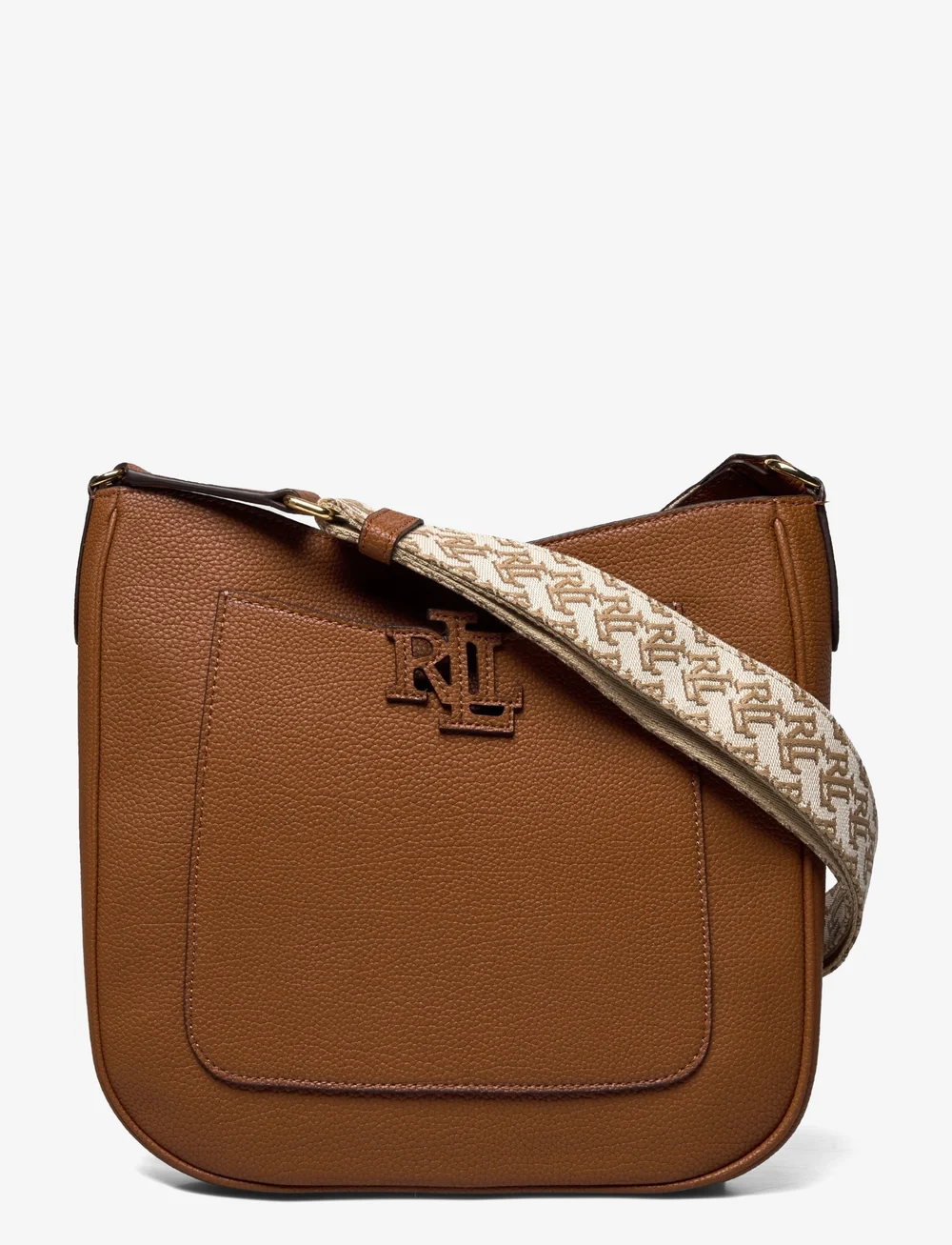 Lauren ralph lauren pebbled leather crossbody bag hotsell