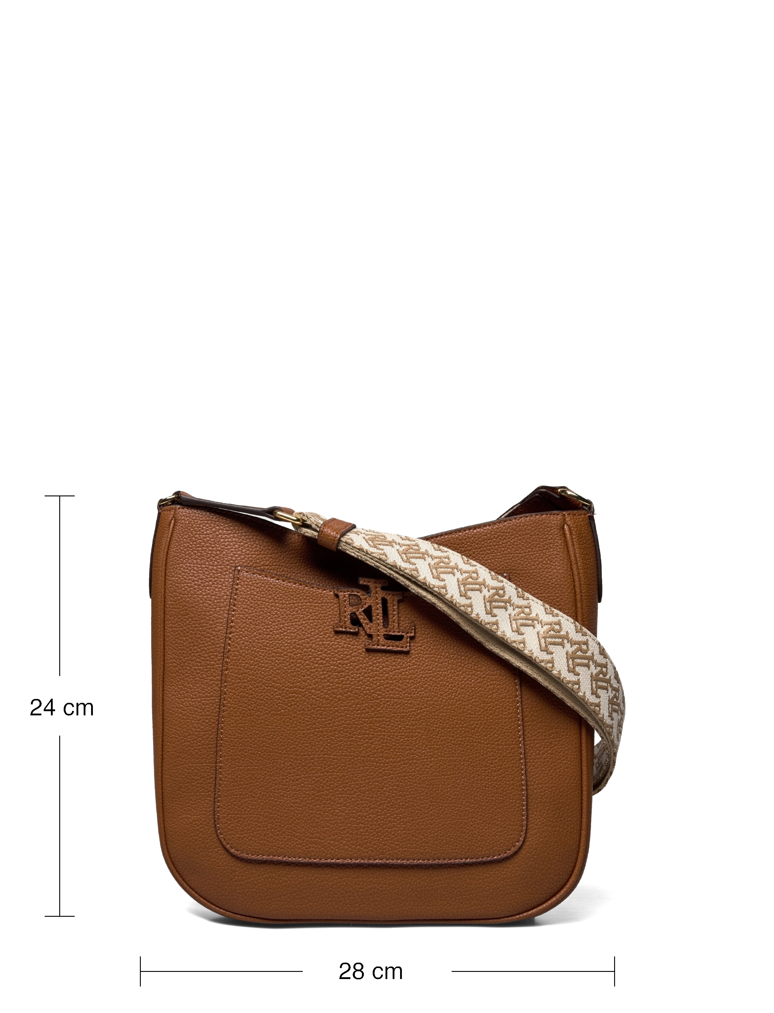 Lauren Ralph Lauren - Pebbled Leather Cameryn Crossbody - lauren tan/khaki - 4