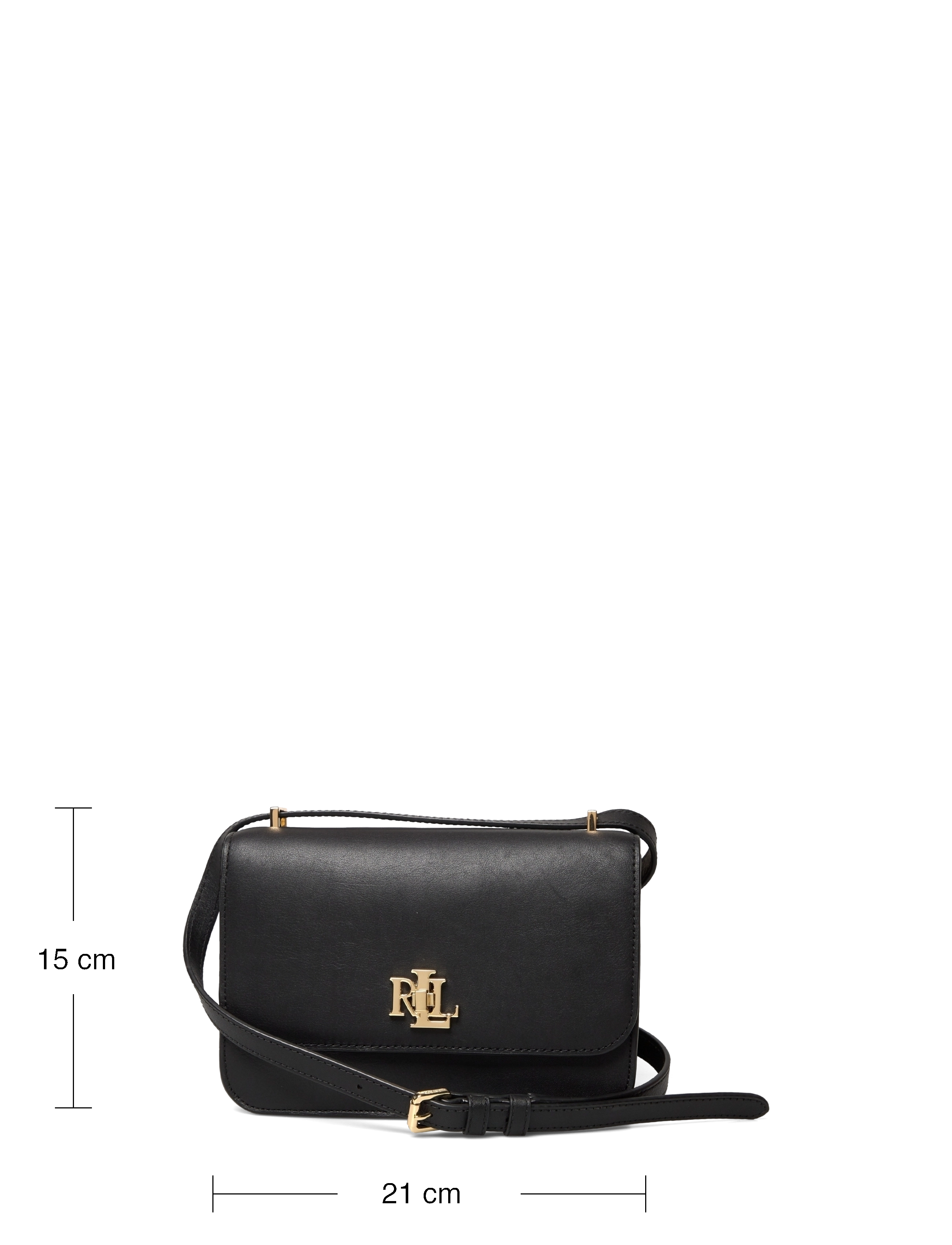 Lauren Ralph Lauren - Smooth Leather Medium Sophee Bag - black - 4