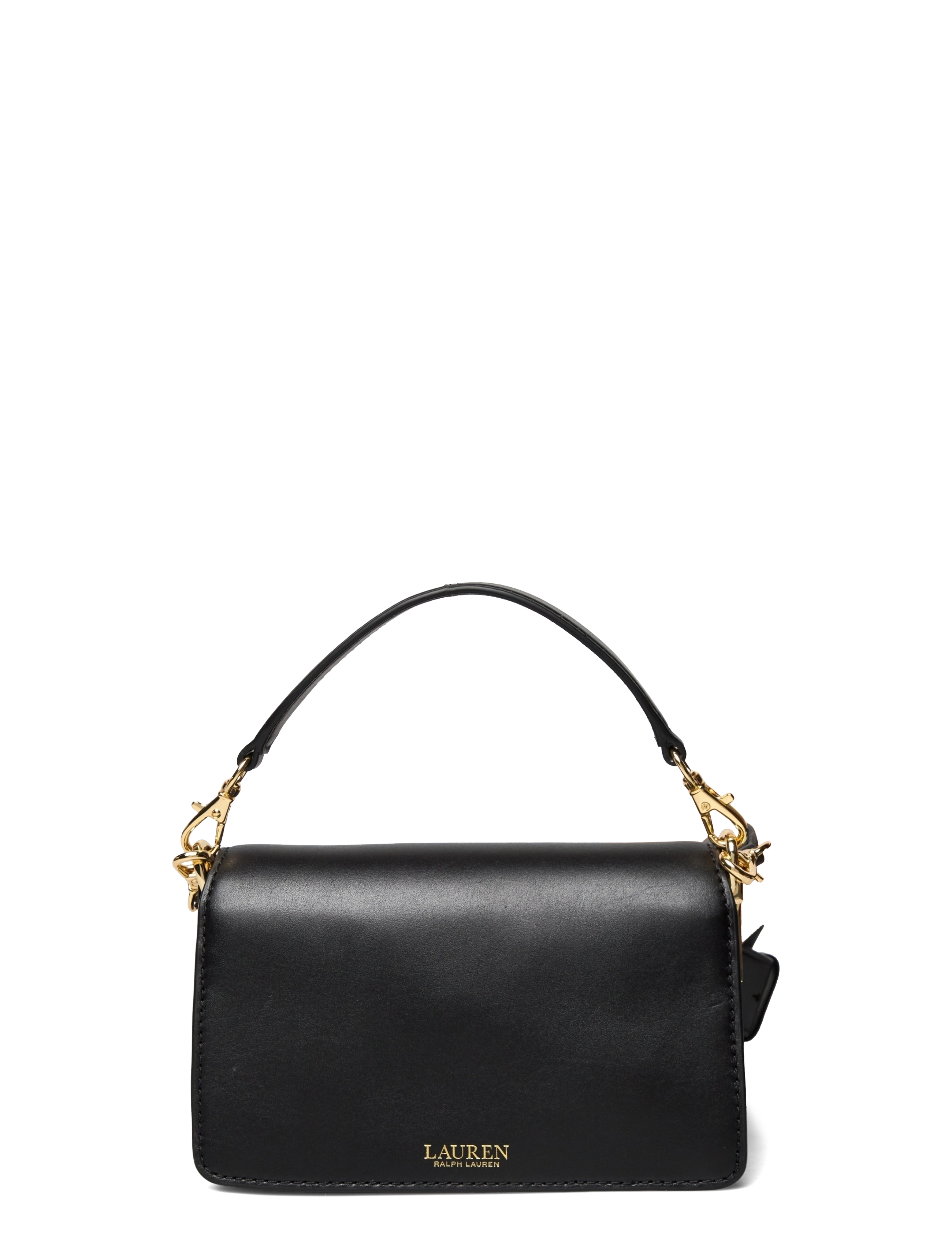 Lauren Ralph Lauren - Leather Small Tayler Crossbody Bag - black - 1