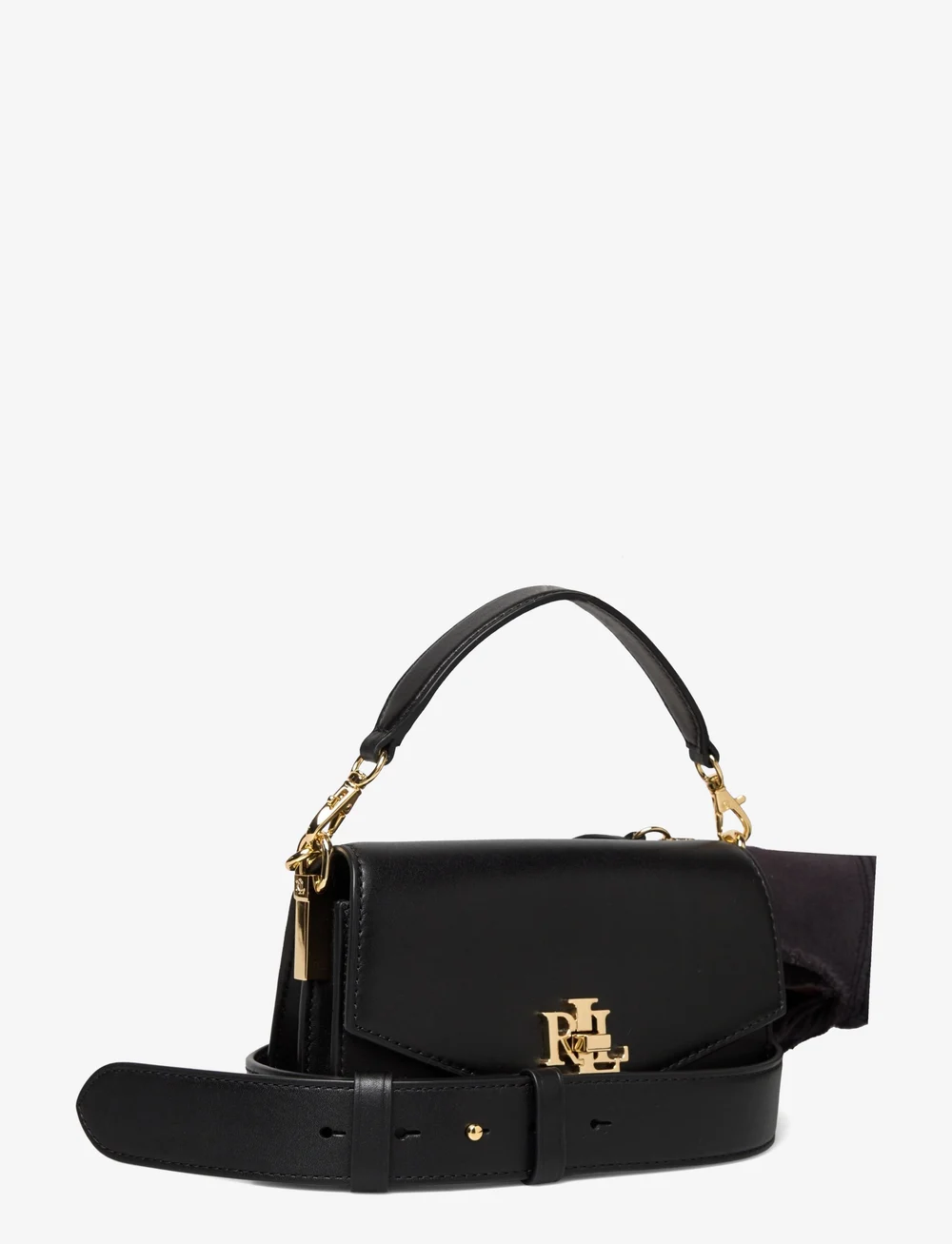 Ralph lauren 2025 black crossbody purse