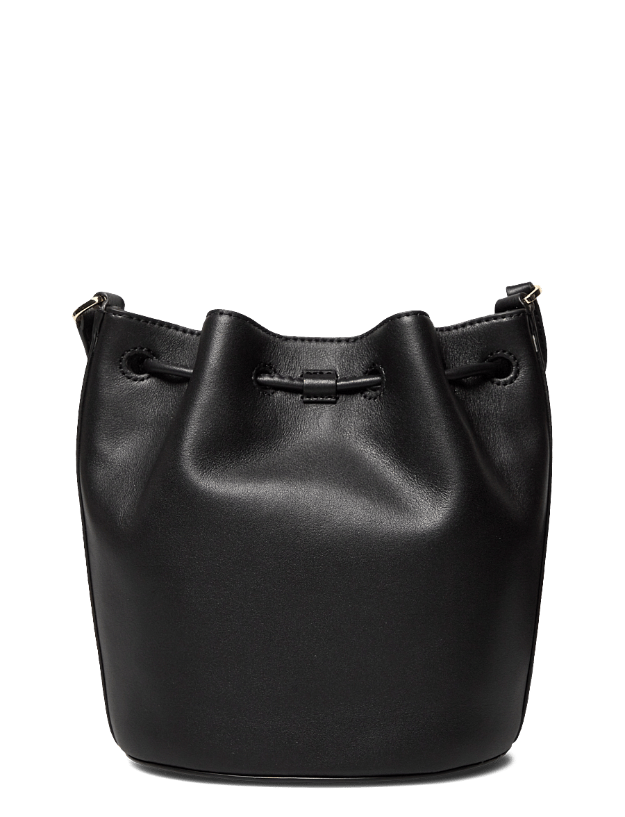 Lauren Ralph Lauren - Leather Medium Andie Drawstring Bag - black - 1