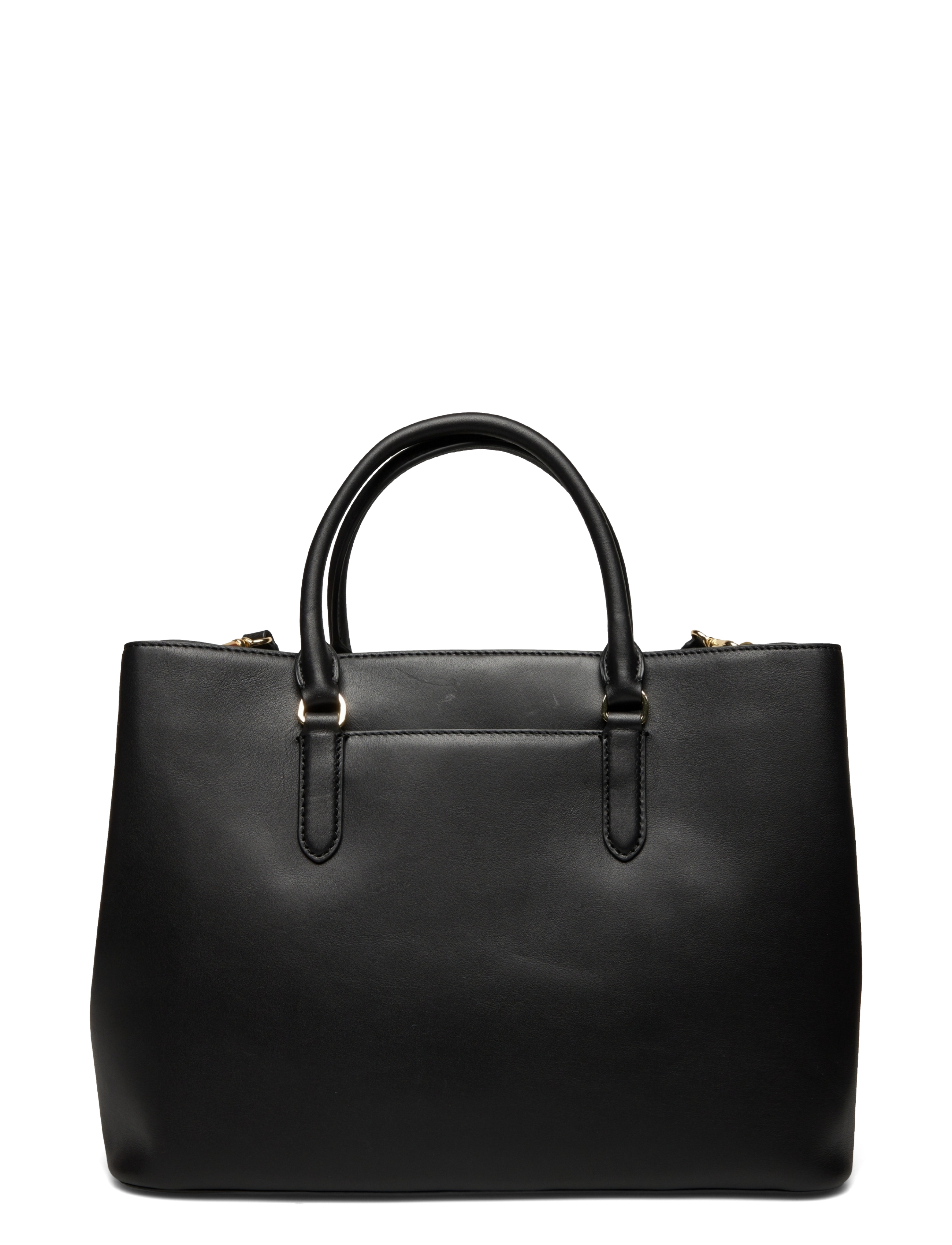 Lauren Ralph Lauren - Leather Large Marcy Satchel - black - 1