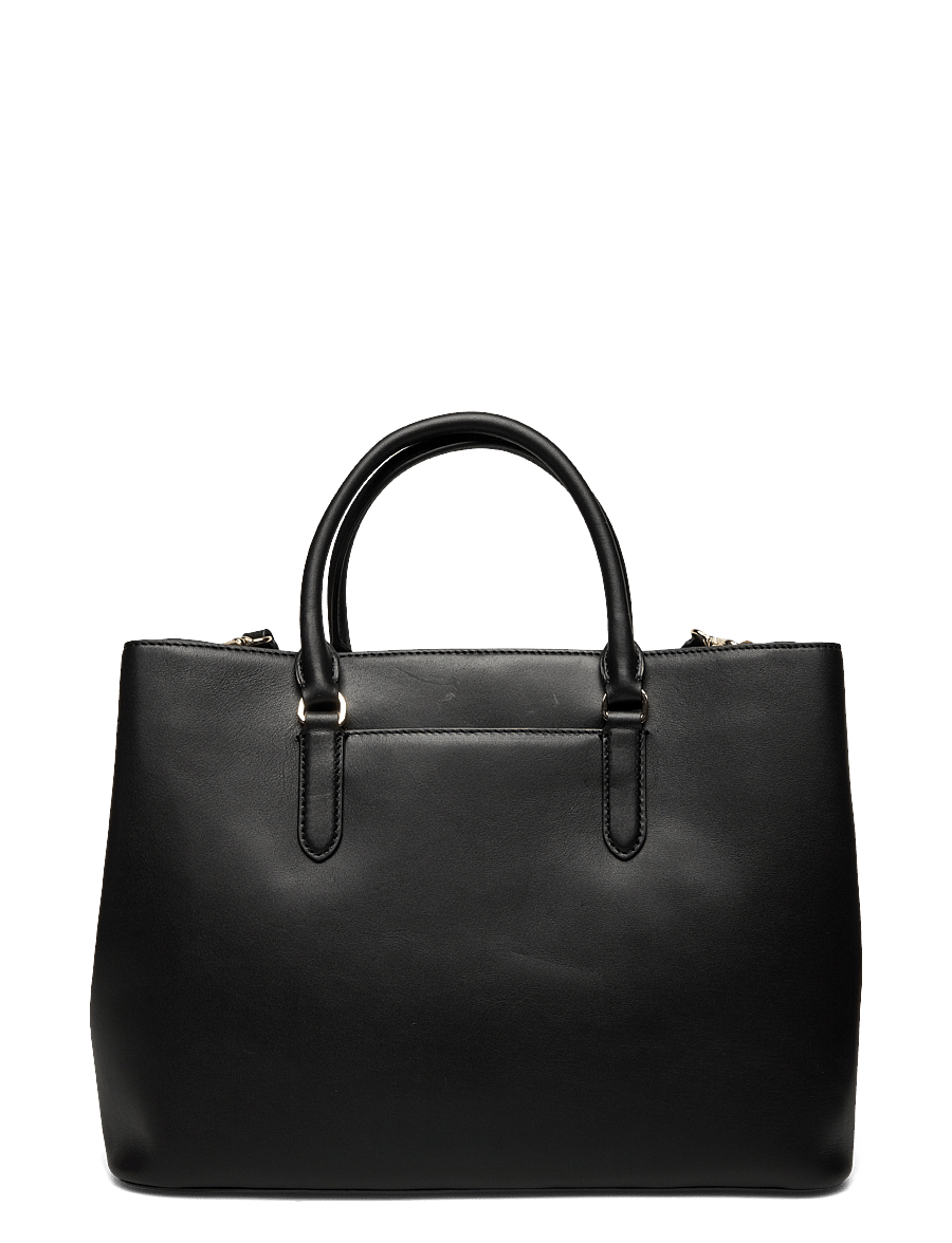 Lauren Ralph Lauren - Leather Large Marcy Satchel - black - 1