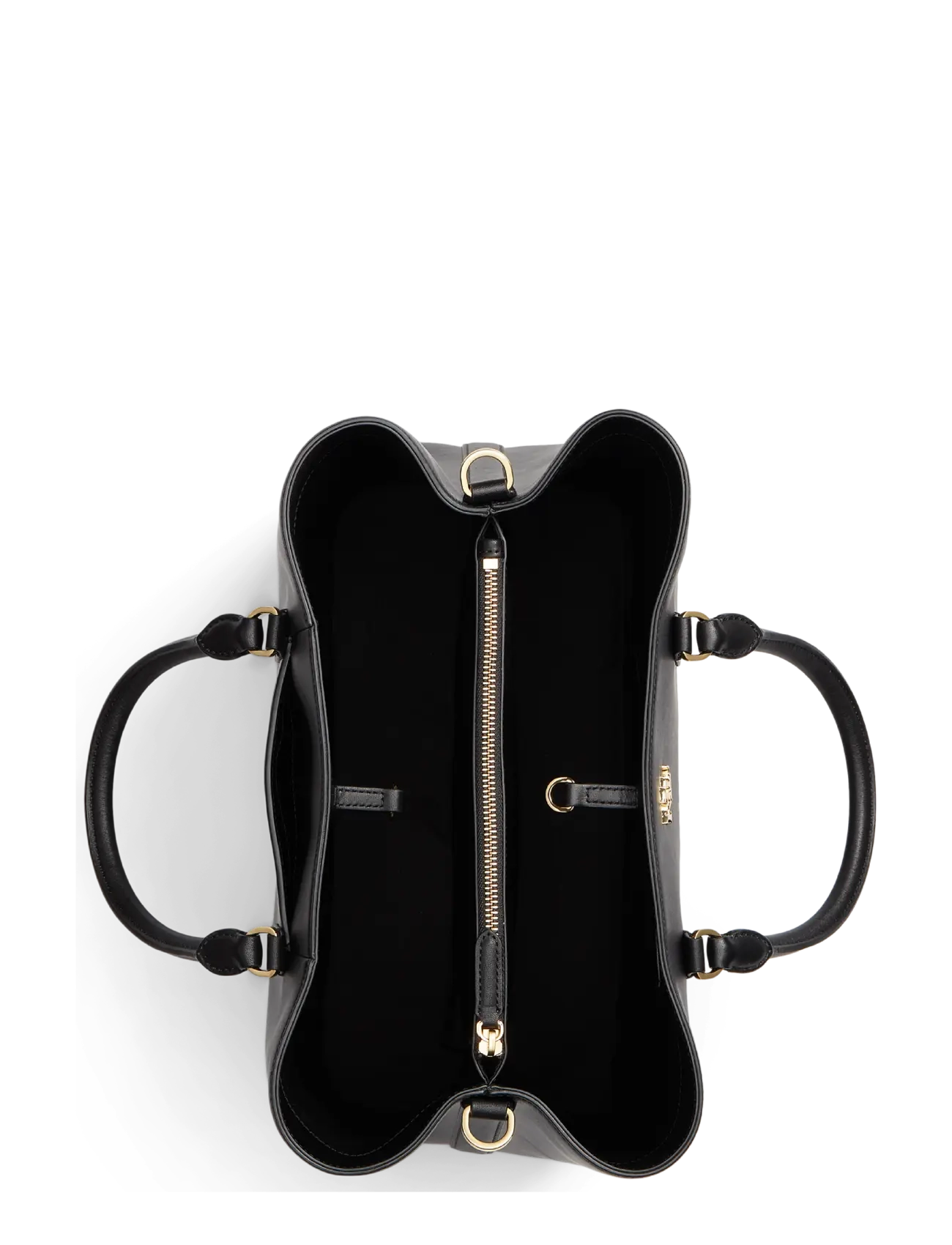 Lauren Ralph Lauren - Leather Large Marcy Satchel - schultertaschen - black - 3