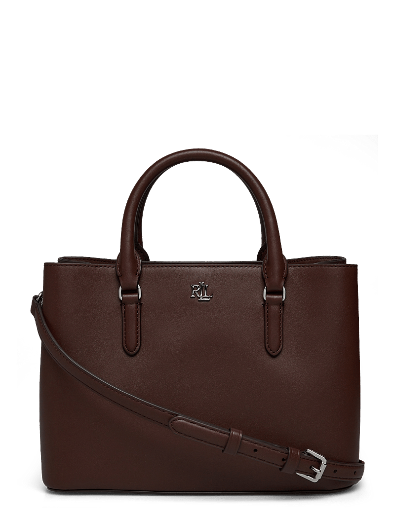 Lauren Ralph Lauren - Leather Small Marcy Satchel - konfirmation - dark mahogany - 0