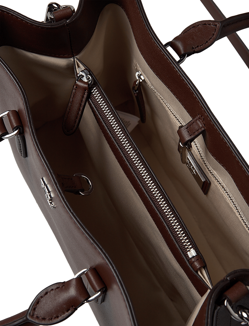 Lauren Ralph Lauren - Leather Small Marcy Satchel - konfirmation - dark mahogany - 4