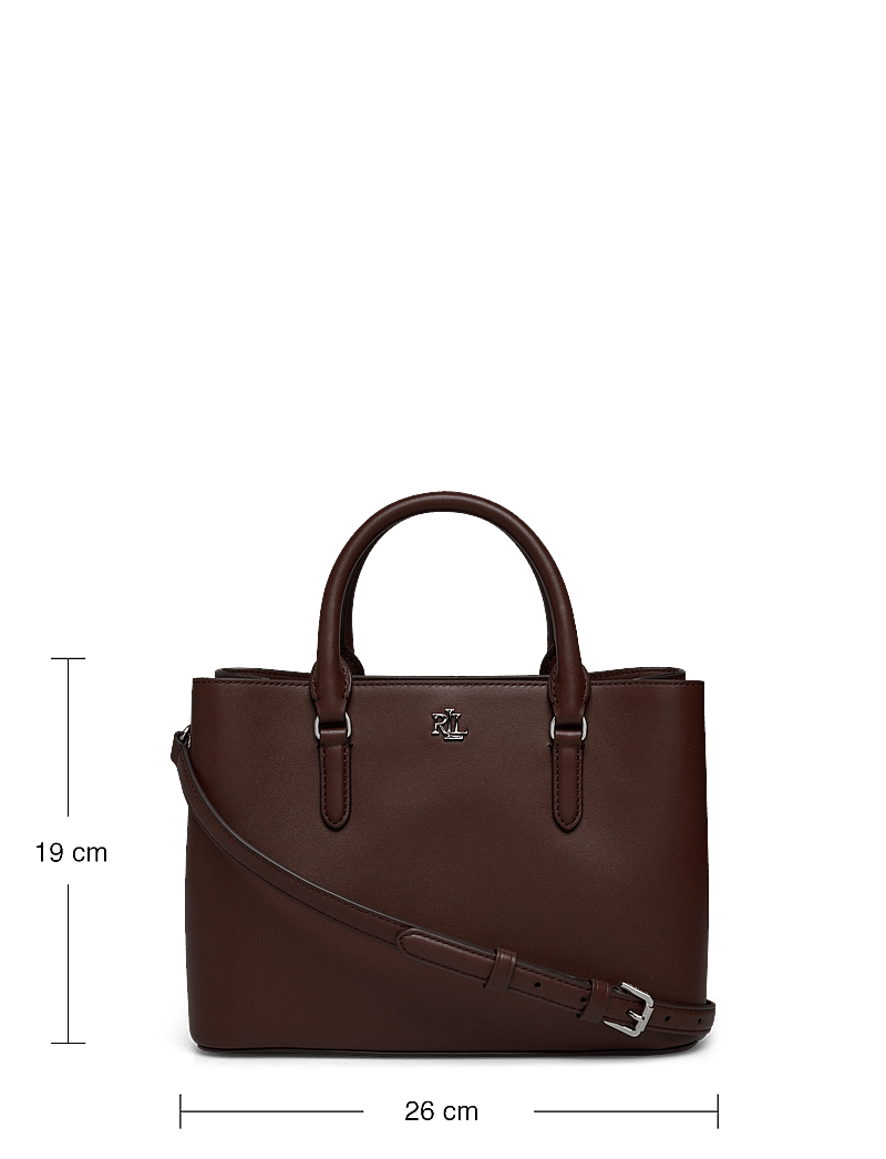 Lauren Ralph Lauren - Leather Small Marcy Satchel - konfirmation - dark mahogany - 5