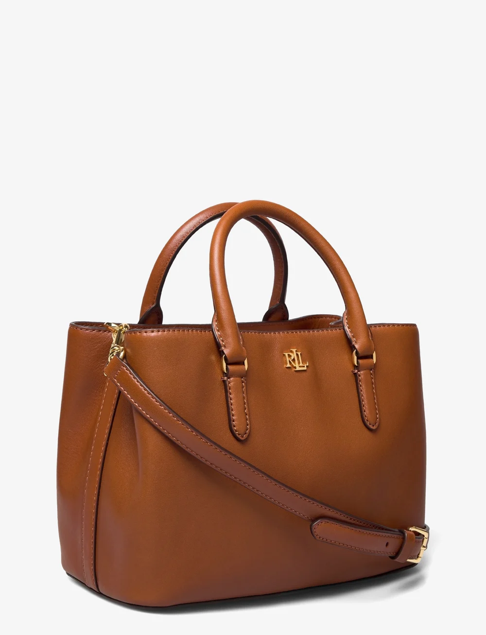 Lauren Ralph Lauren Leather Small Marcy Satchel Shoulder bags Boozt