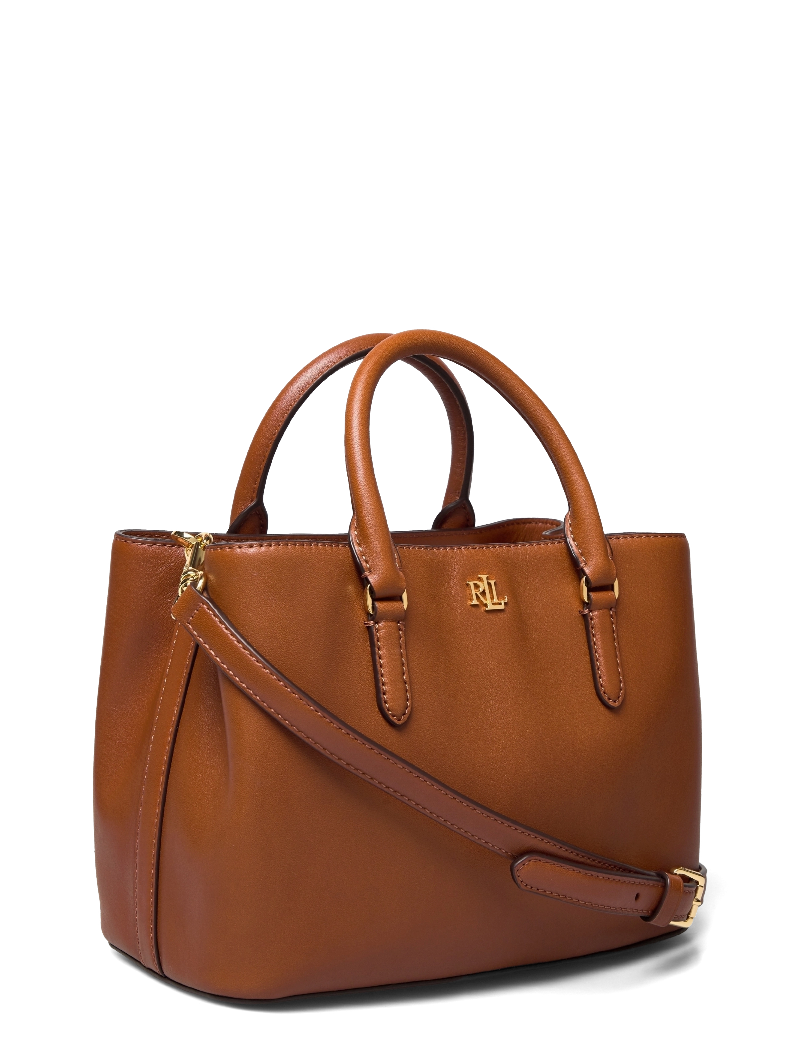Lauren Ralph Lauren - Leather Small Marcy Satchel - konfirmation - lauren tan - 2