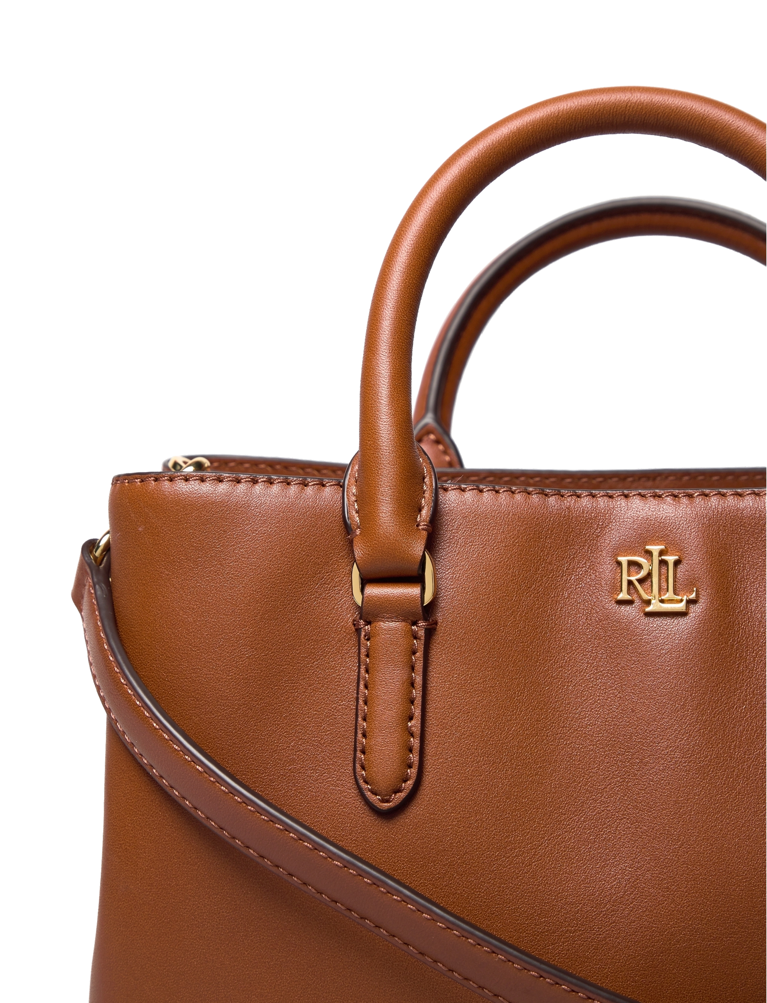 Lauren Ralph Lauren - Leather Small Marcy Satchel - konfirmation - lauren tan - 3