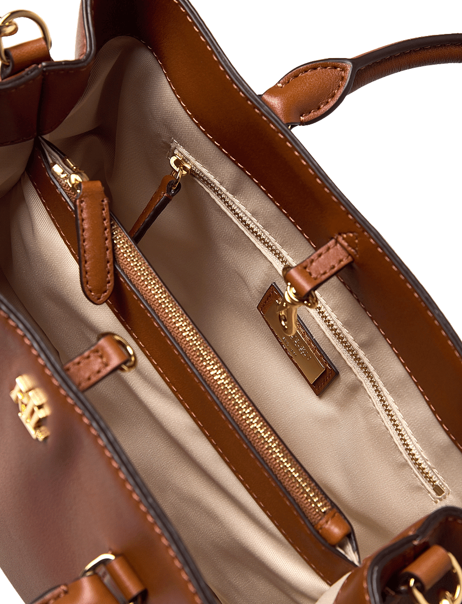 Lauren Ralph Lauren - Leather Small Marcy Satchel - konfirmation - lauren tan - 4