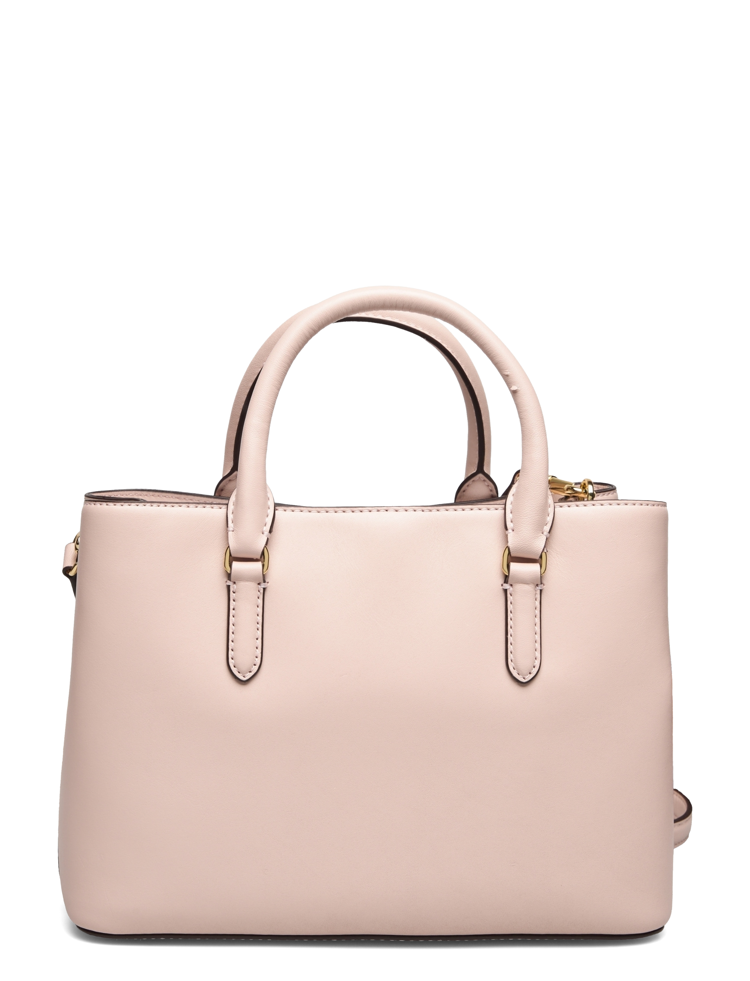 Lauren Ralph Lauren - Leather Small Marcy Satchel - light pink - 1