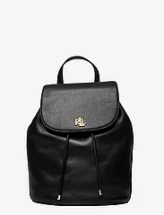Lauren Ralph Lauren - Leather Medium Winny Backpack - moterims - black - 0