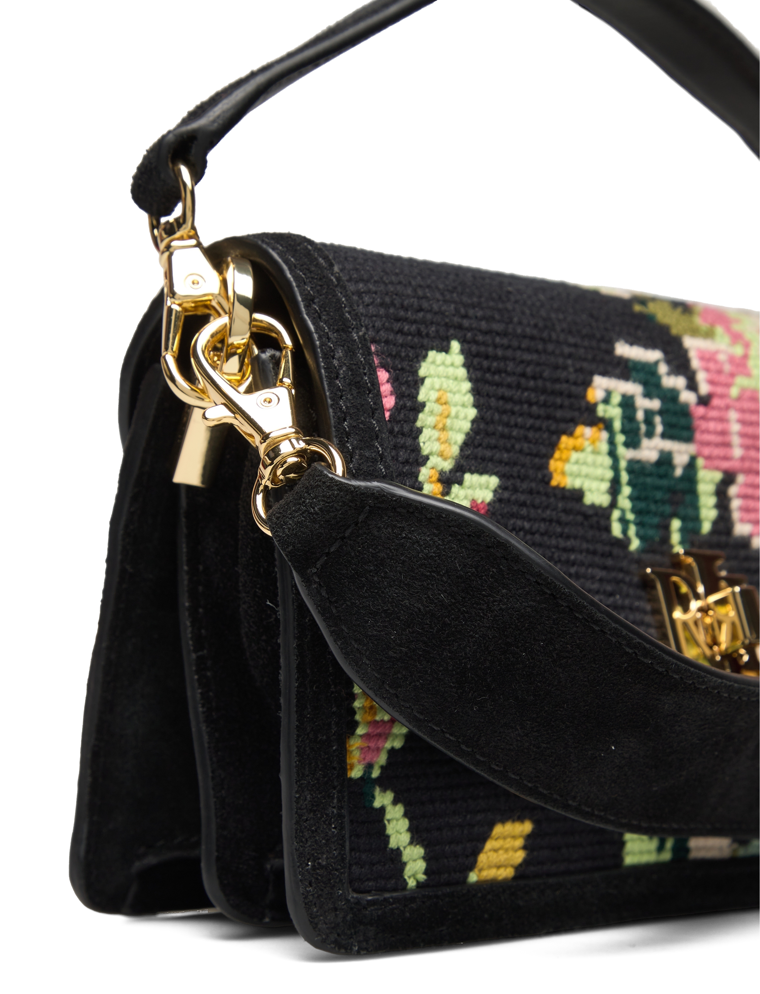 Lauren Ralph Lauren - NDLEPNT/SUEDE/NT SM-TAYLER 19-CXB-S - floral/black - 2