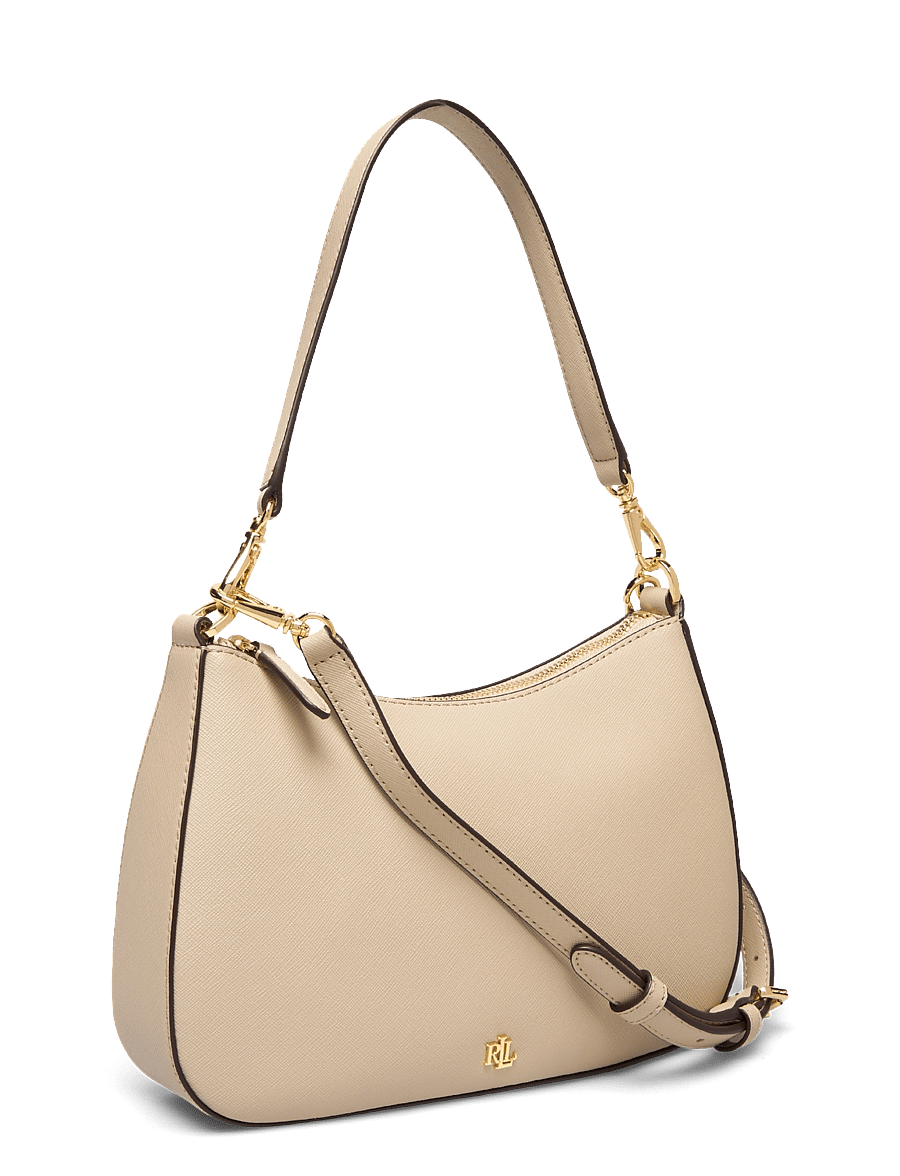 Lauren Ralph Lauren - Crosshatch Leather Medium Danni Bag - konfirmationstøj - birch tan - 2