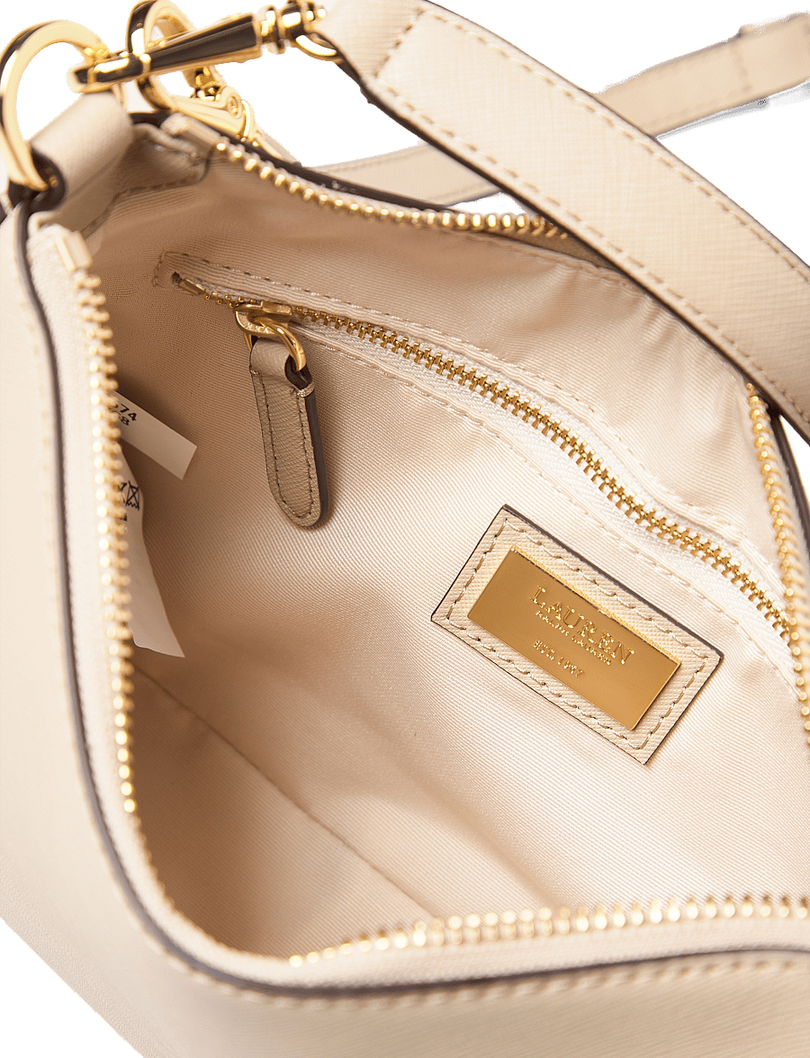 Lauren Ralph Lauren - Crosshatch Leather Medium Danni Bag - konfirmationstøj - birch tan - 3