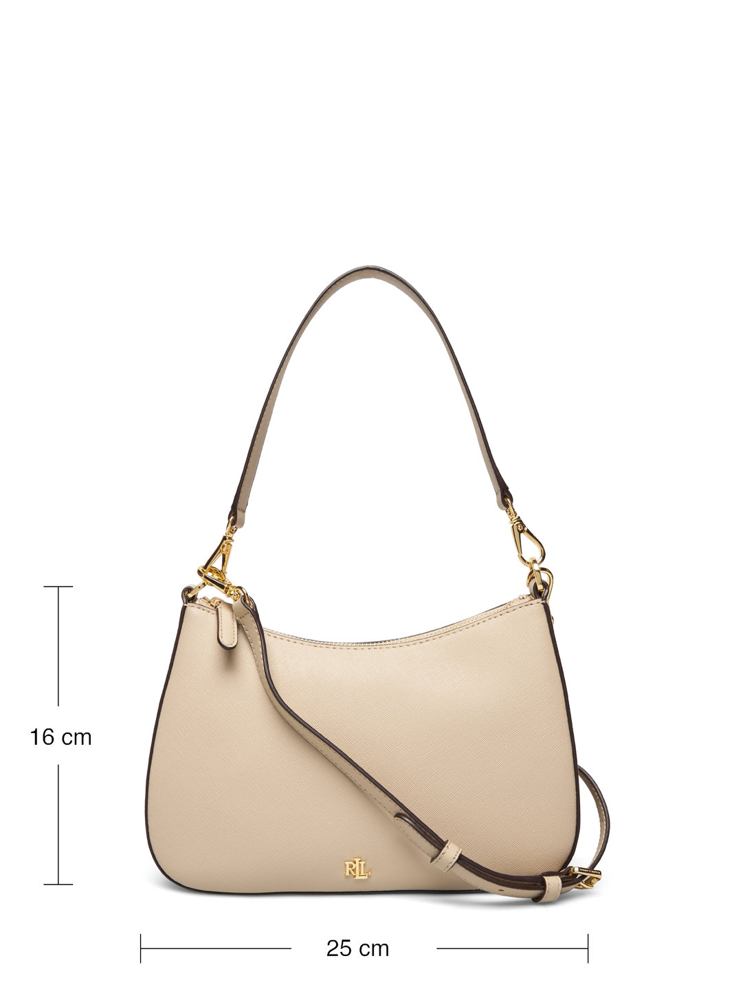 Lauren Ralph Lauren Crosshatch Leather Medium Danni Bag Shoulder