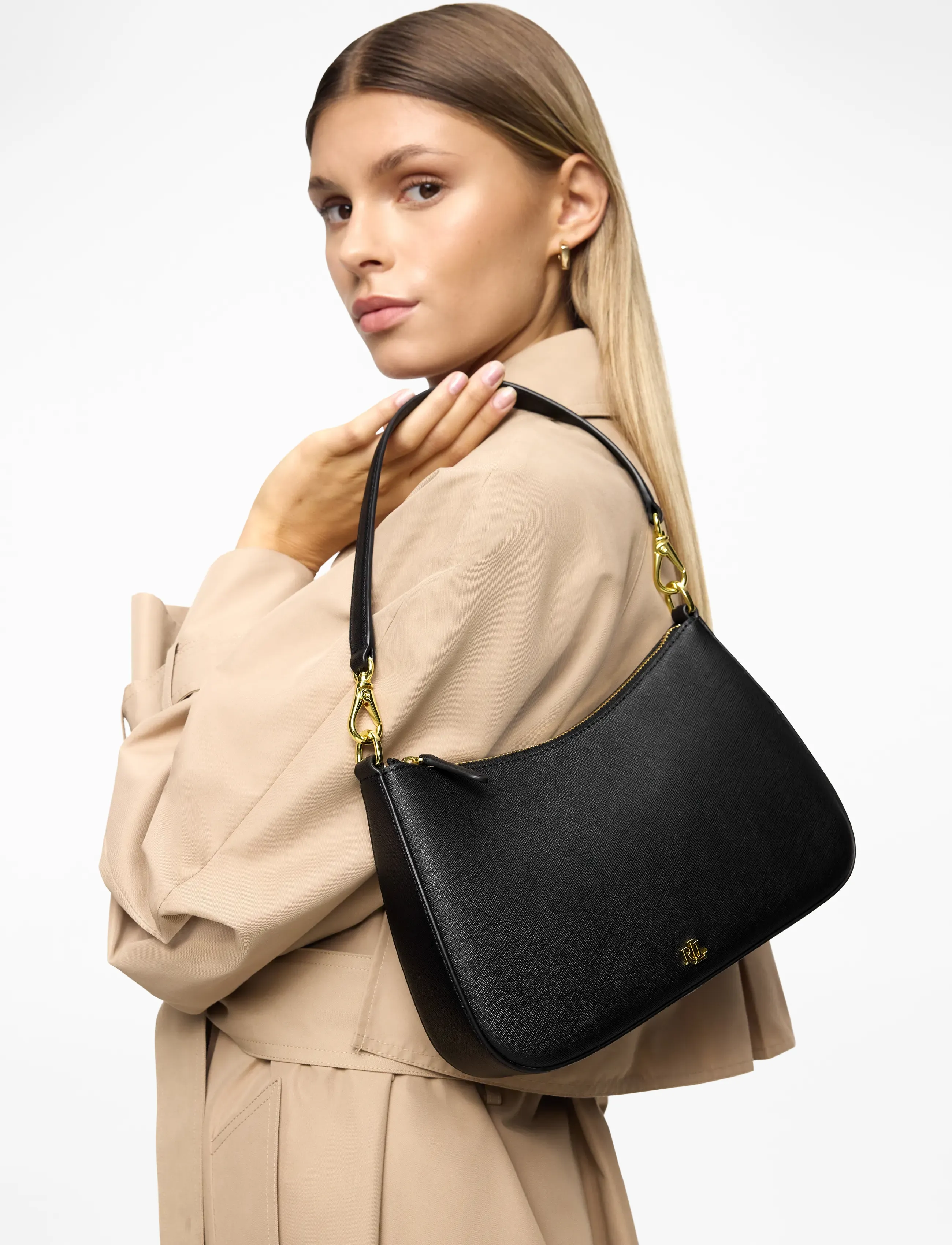 Danni medium crossbody-väska i läder 6