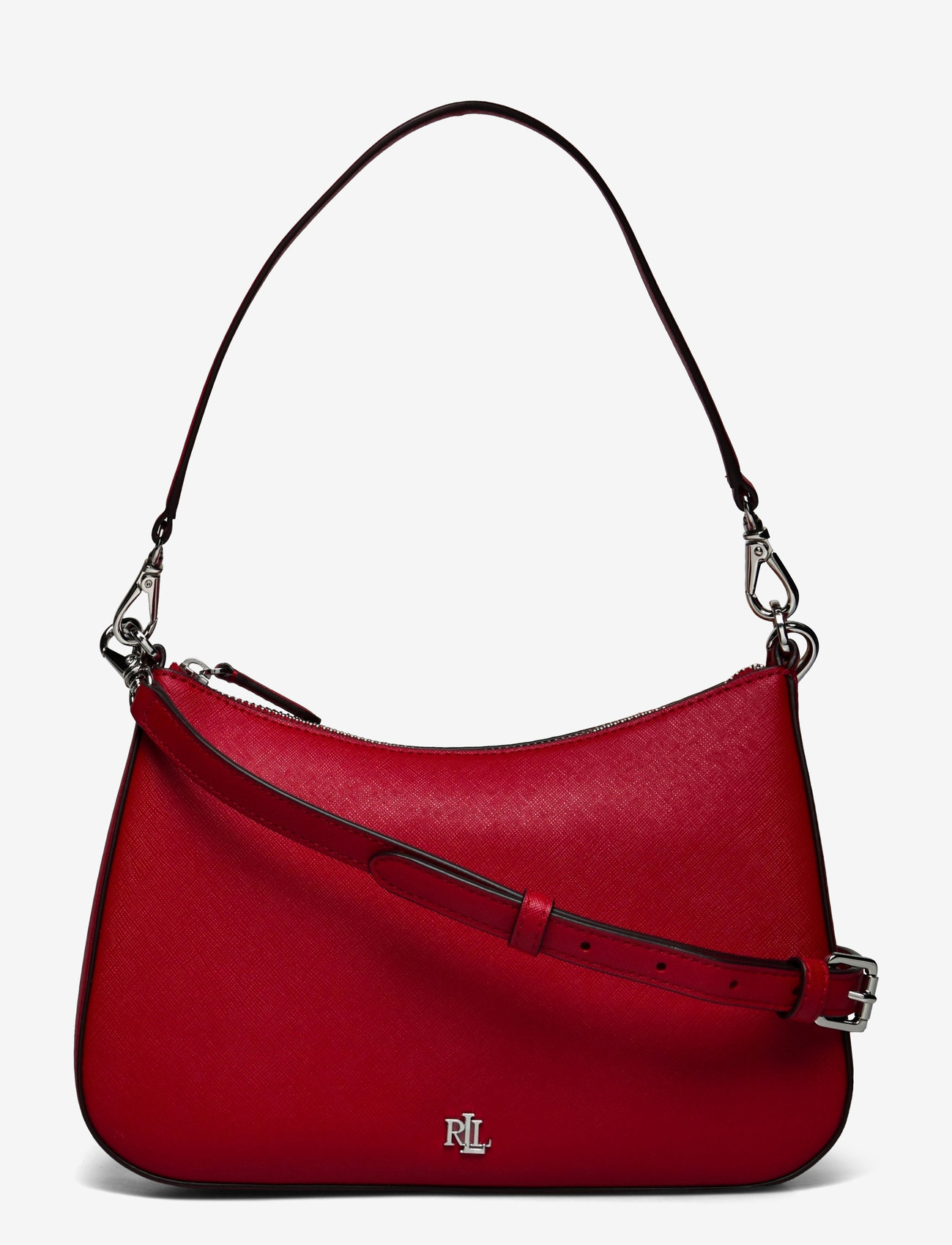 Lauren Ralph Lauren - Crosshatch Leather Medium Danni Bag - konfirmationstøj - festive red - 0