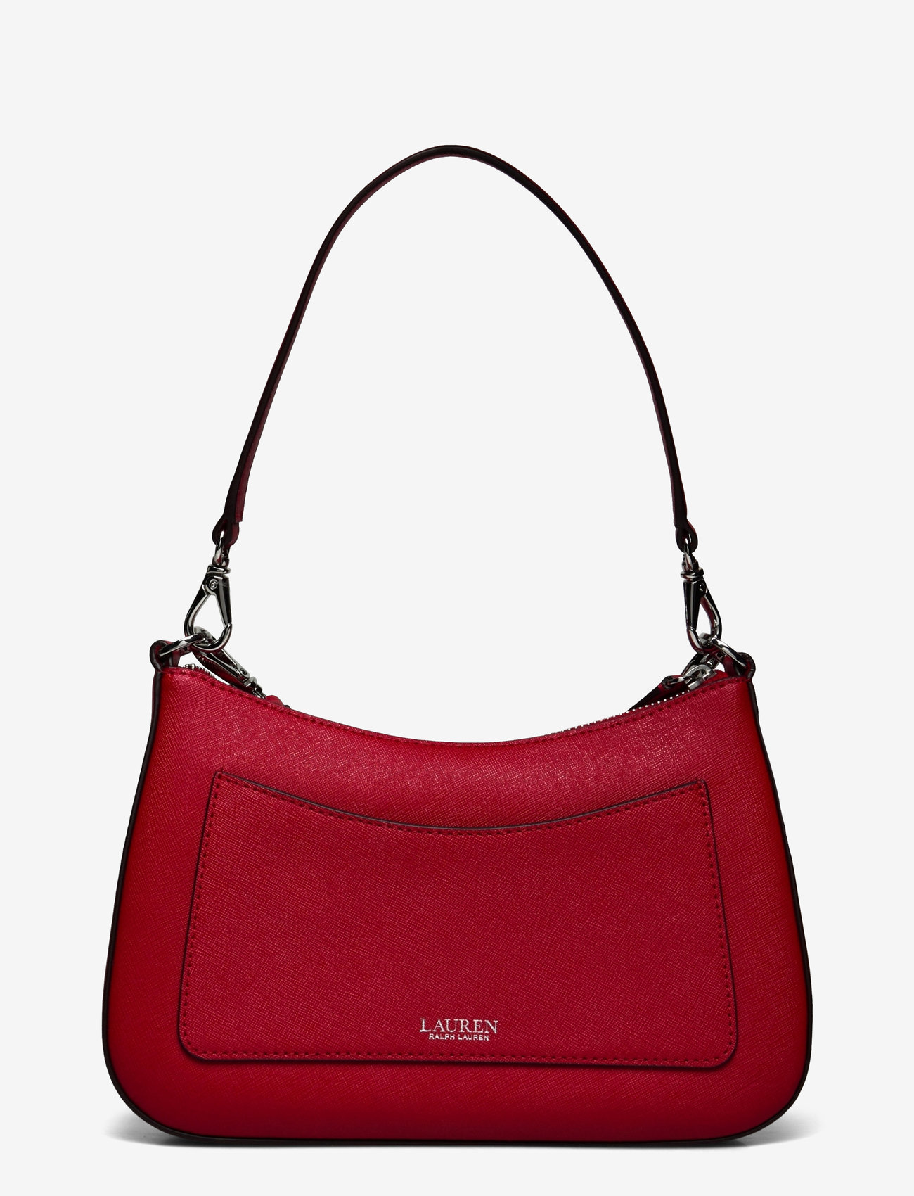 Lauren Ralph Lauren - Crosshatch Leather Medium Danni Bag - konfirmationstøj - festive red - 1