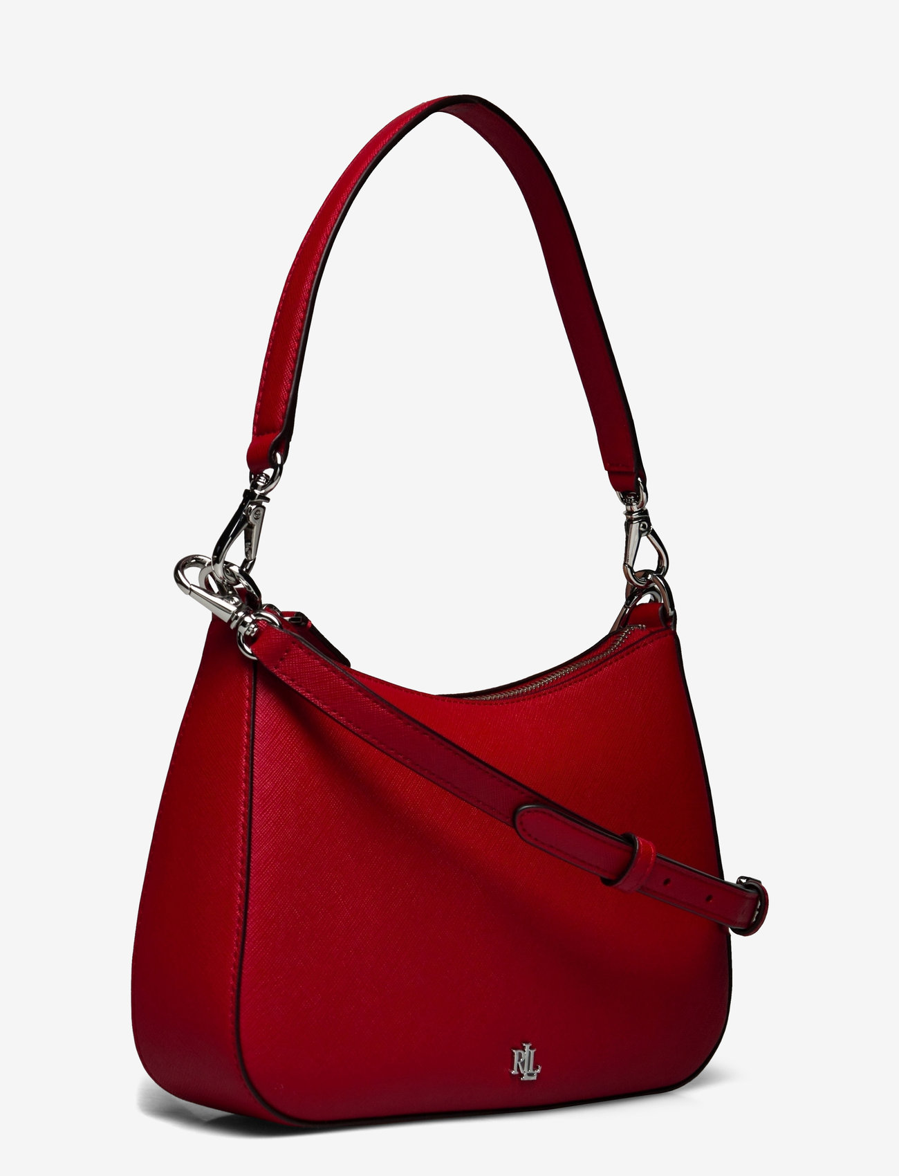 Lauren Ralph Lauren - Crosshatch Leather Medium Danni Bag - konfirmationstøj - festive red - 2