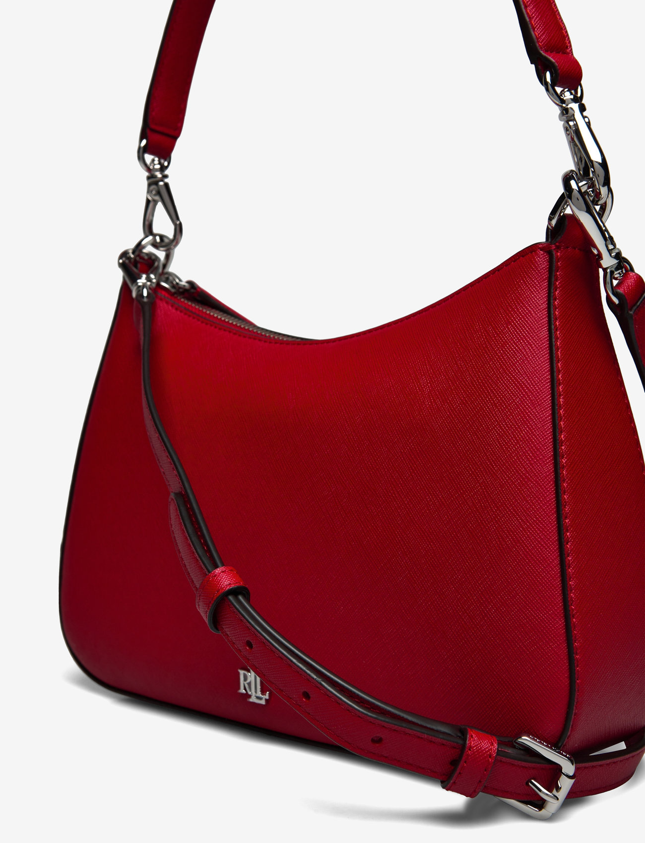 Lauren Ralph Lauren - Crosshatch Leather Medium Danni Bag - konfirmationstøj - festive red - 3