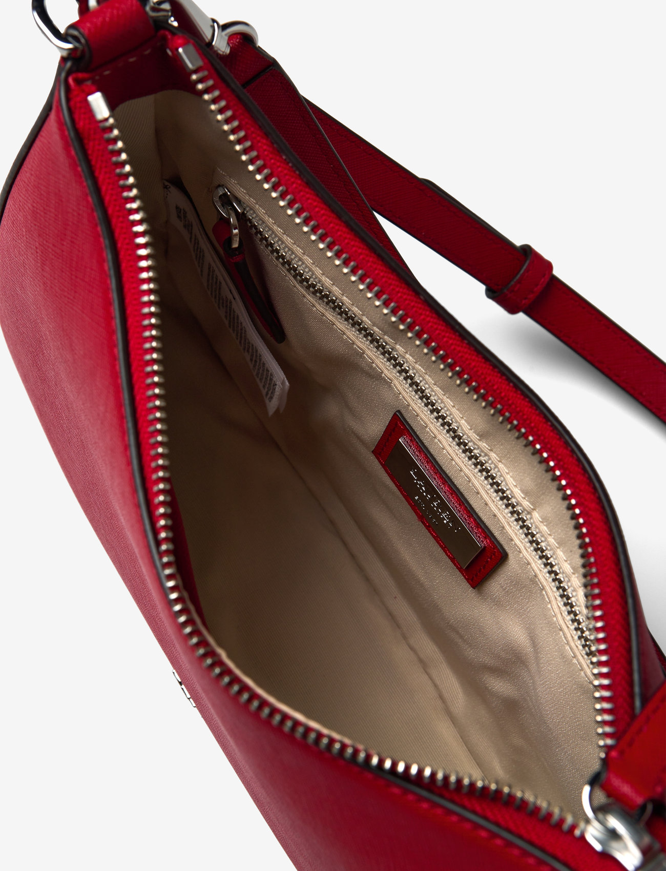 Lauren Ralph Lauren - Crosshatch Leather Medium Danni Bag - konfirmationstøj - festive red - 4
